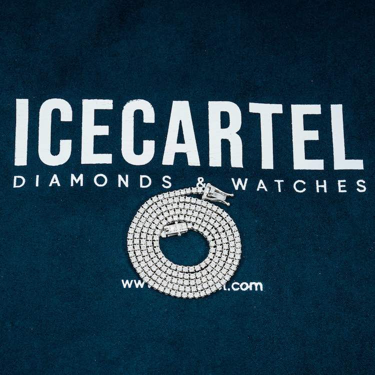 2MM Moissanite Tennis Chain 14K Gold、mySite、hinf8tx79