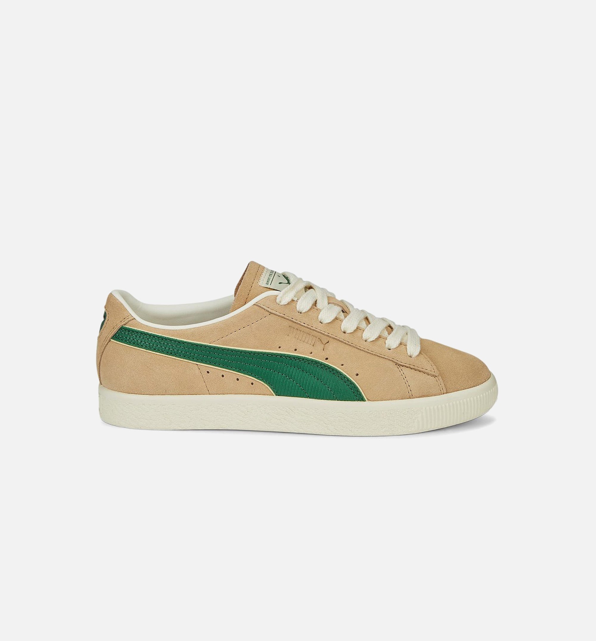 Suede VTG Mens Lifestyle Shoe - Beige/Green、mySite、dreamappss