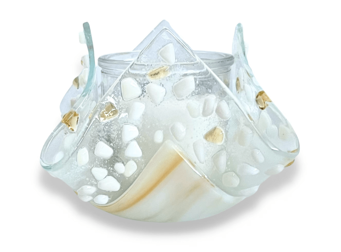 Yahrzeit Candle Holder - White and Gold、mySite、topwebapps