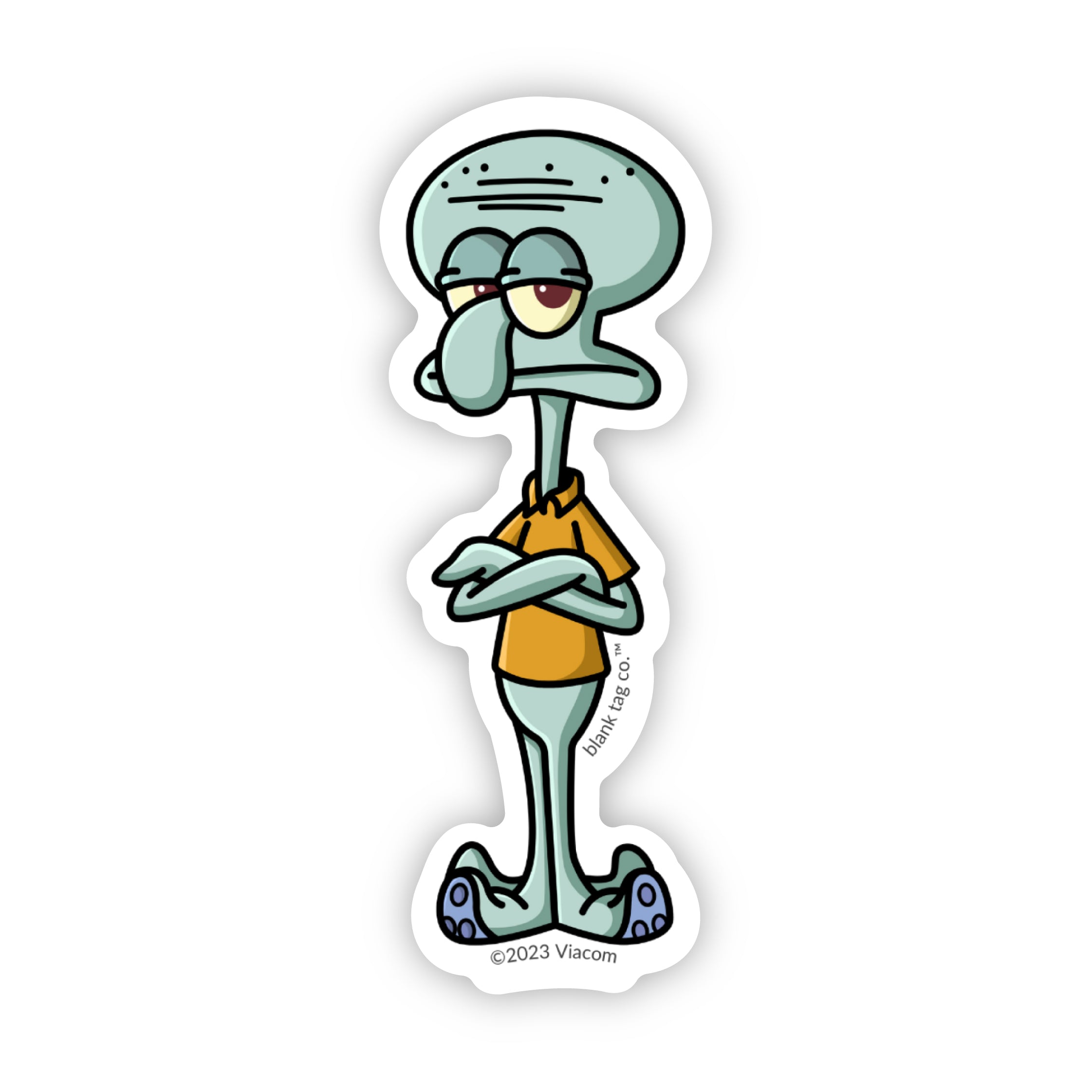  The Squidward Tentacles Vinyl Sticker Decal、mySite、ghnorth