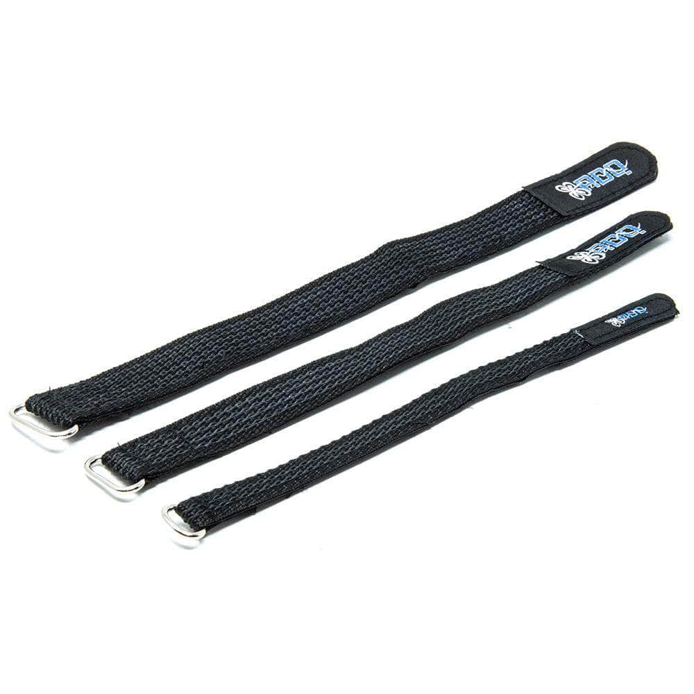 RDQ 180mm Kevlar Micro Battery Strap w/ Woven Rubber Grip & Metal Buckle (3PK)、mySite、merchandisen