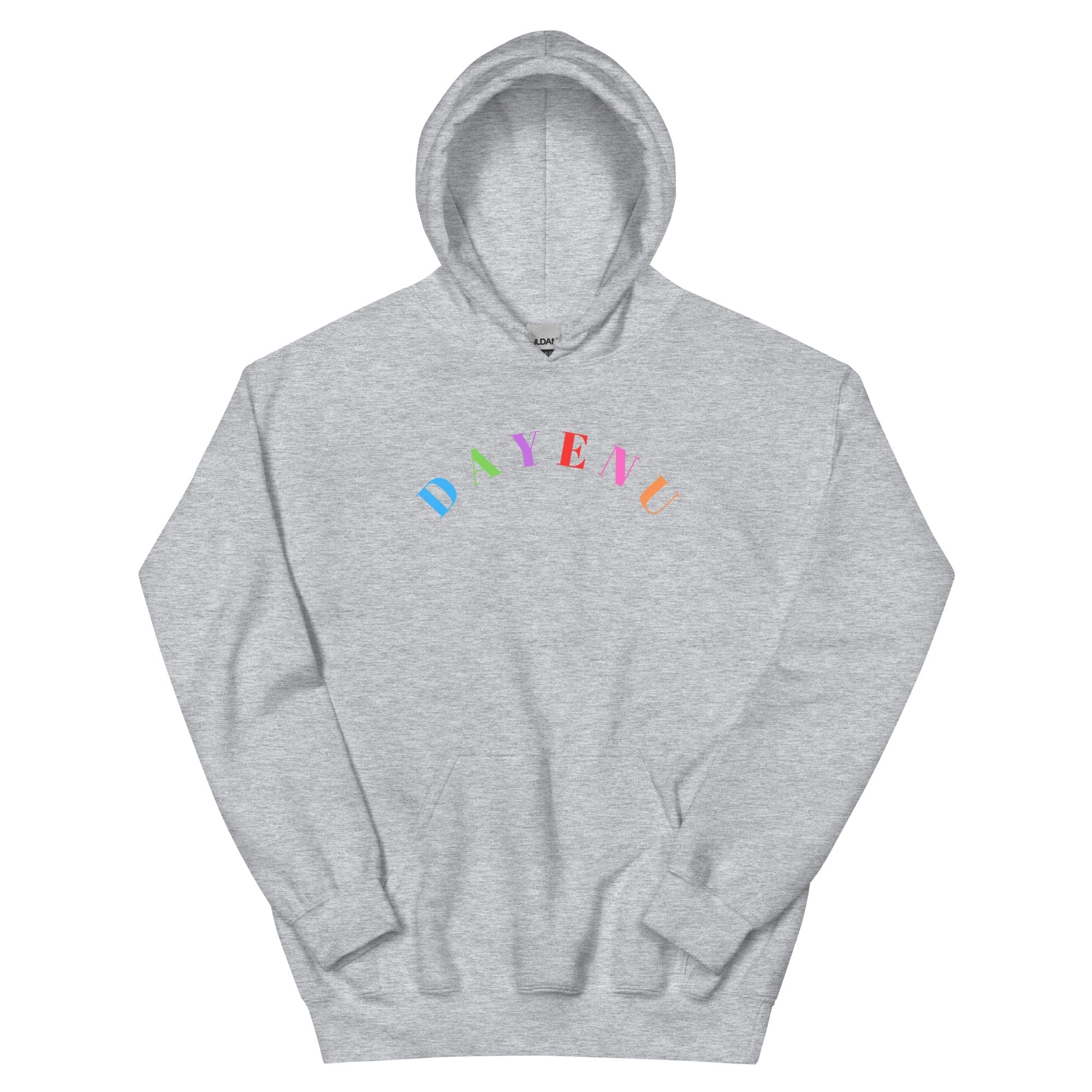 Rainbow Dayenu Unisex Hoodie - (Choice of Color) - (Sizes S - 5XL)、mySite、topwebapps