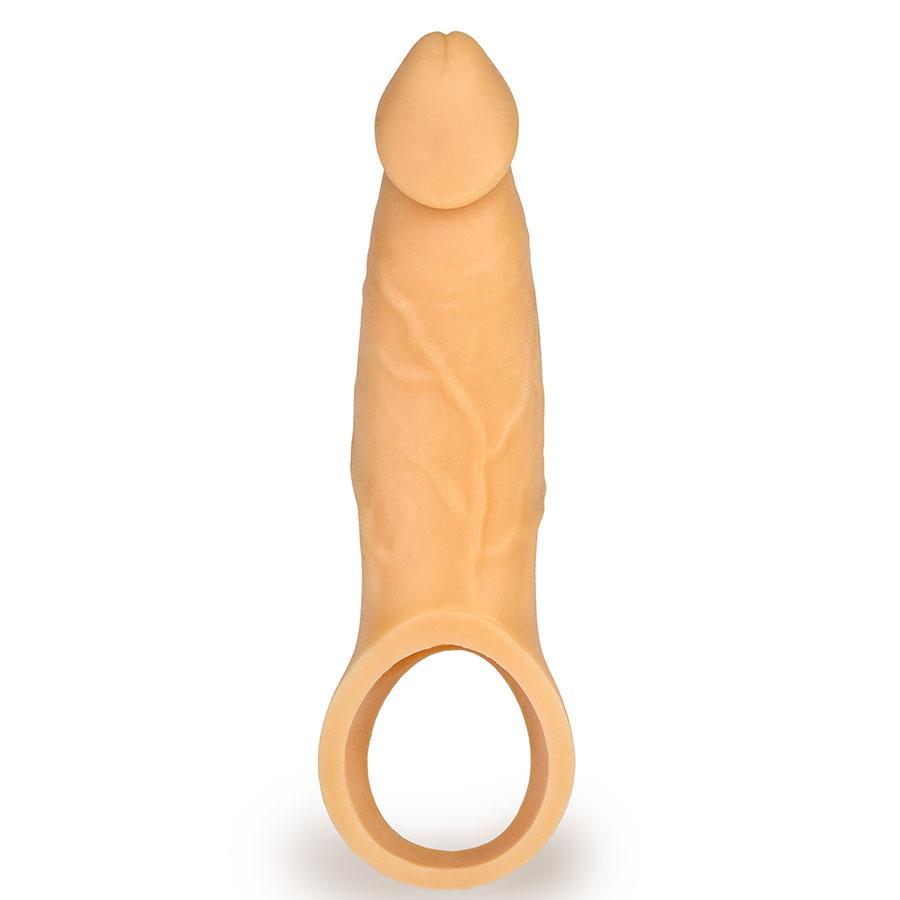 9 Inch Realistic Performance Penis Sleeve Natural Silicone Girth Enhancer、mySite、bottomscart