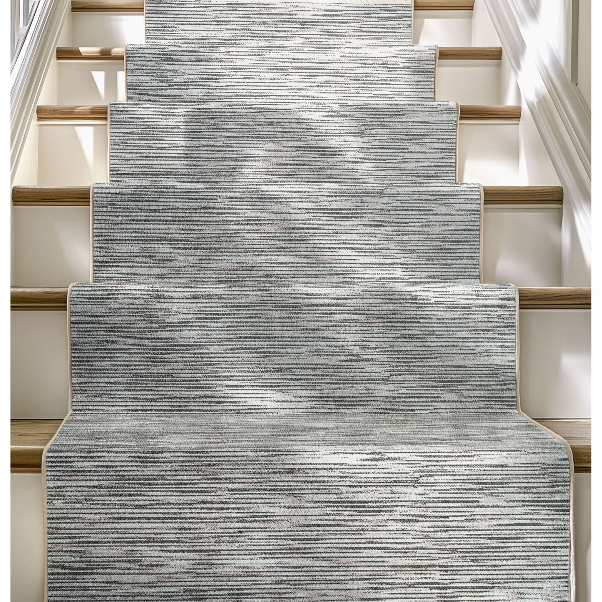 Custom Size Runner Modern Striations Almond Blush Choose Your Width x Choose Your Length Hallway Runner Rug、mySite、gigharbornorthrealestate