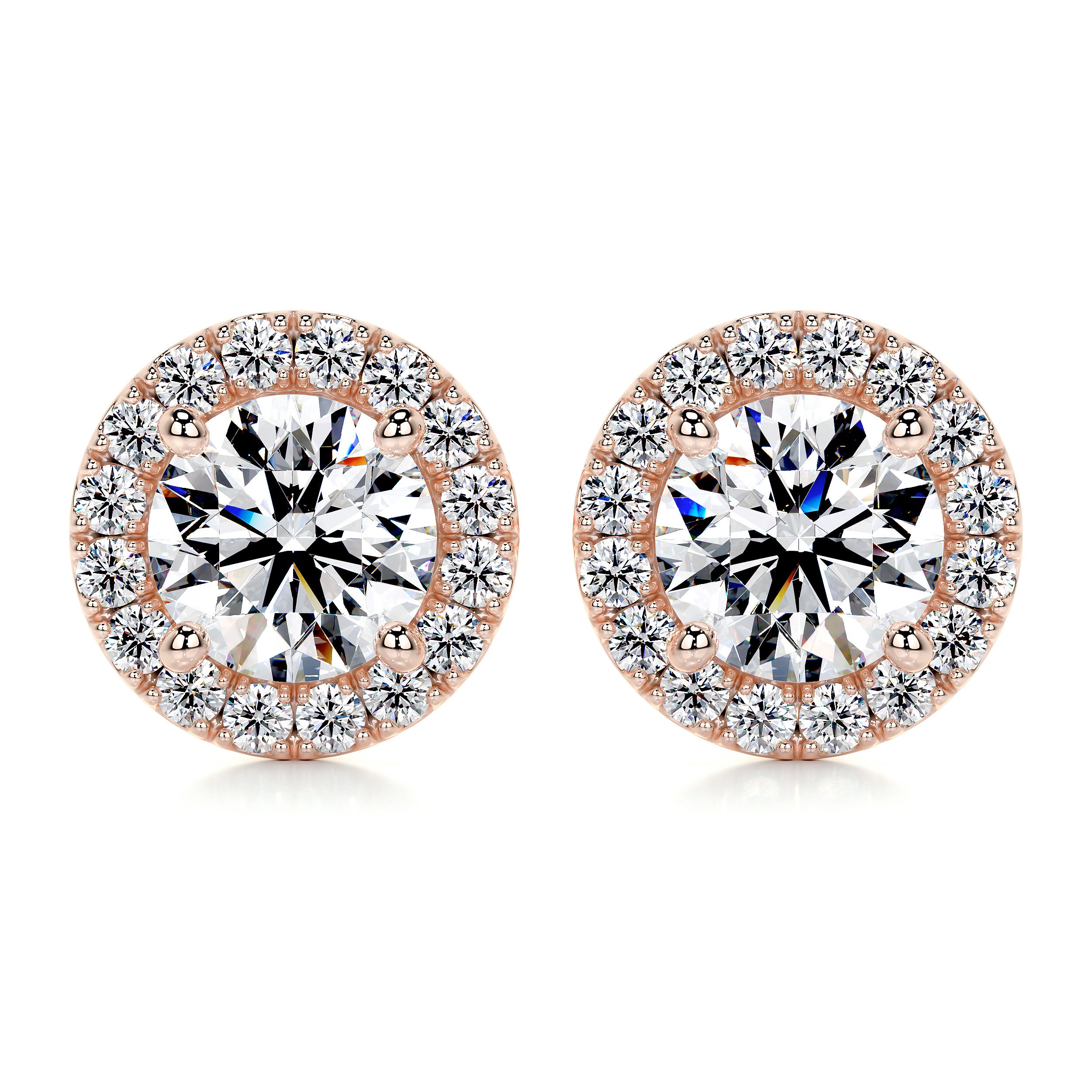 Erica Diamond Earrings -14K Rose Gold、mySite、hinf8tx79