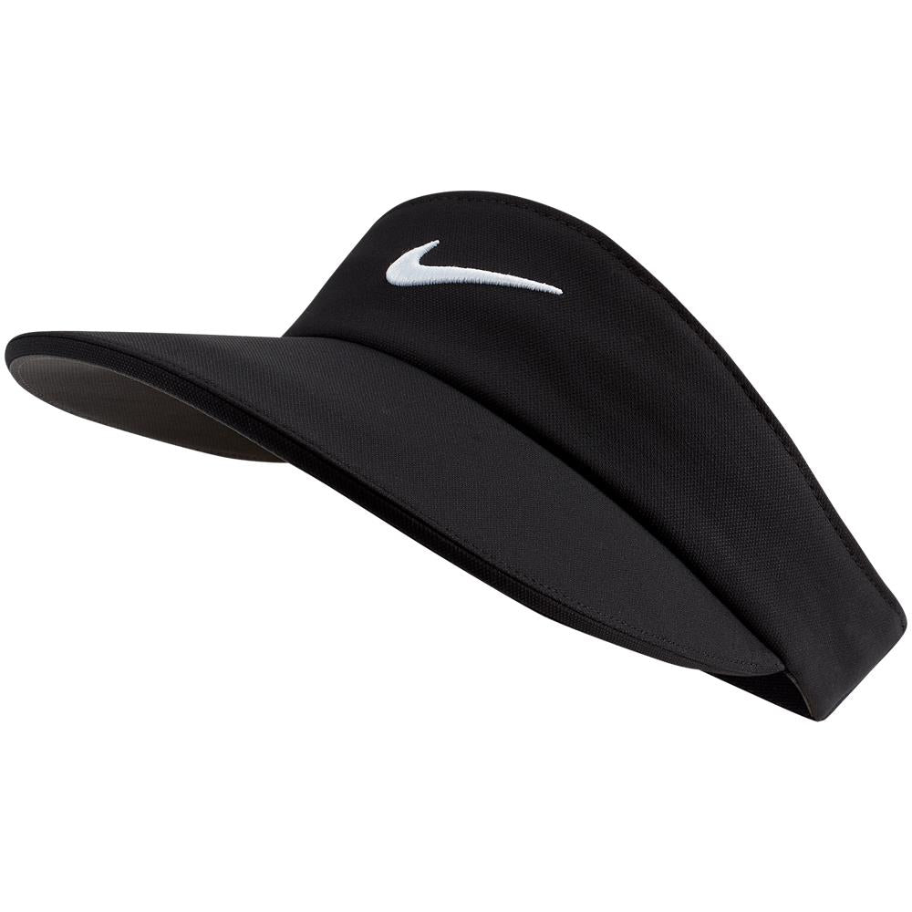 Nike Women's Aerobill Wide Visor - Black