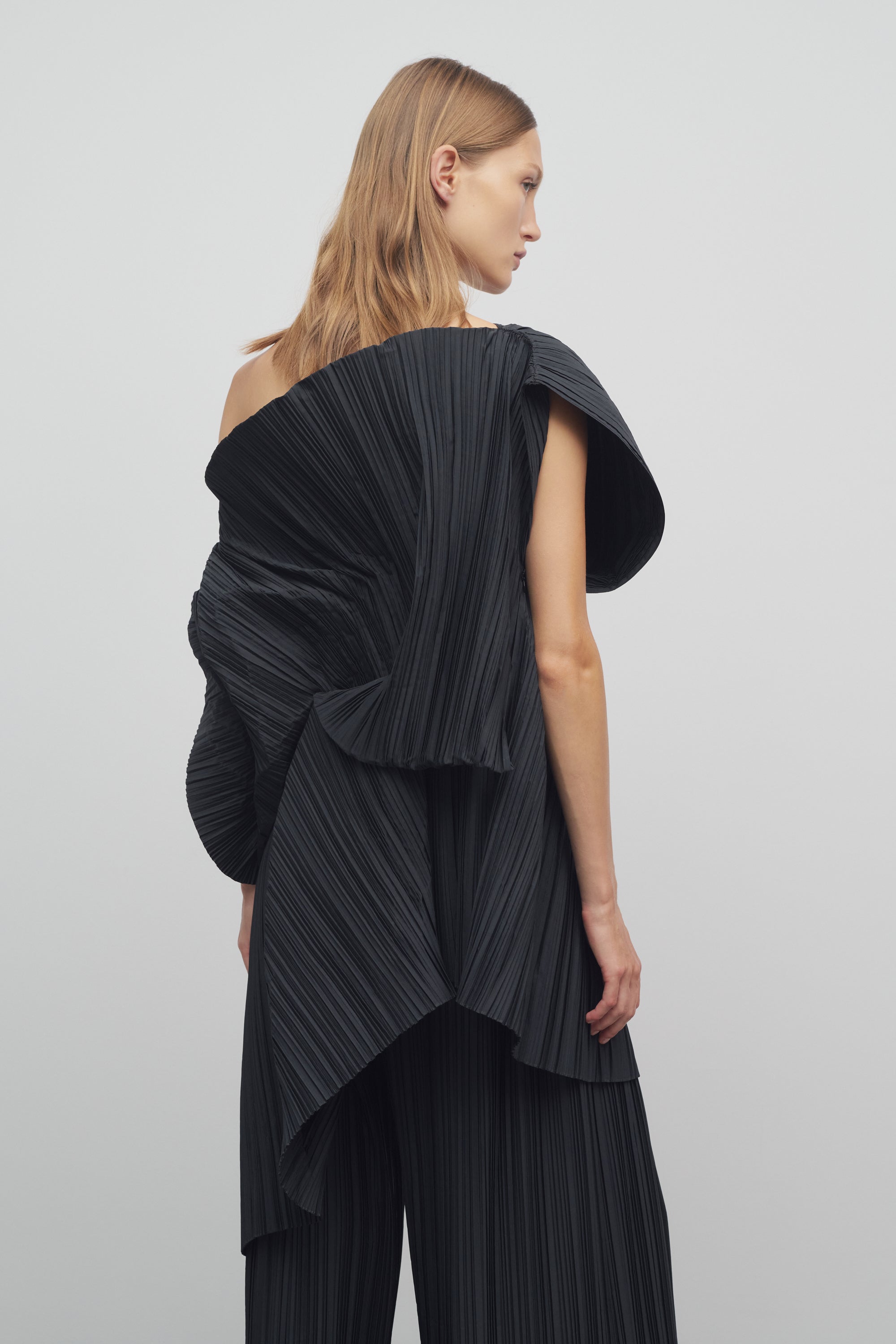 Akiko Top in Polyester and Wool、mySite、aoinhome