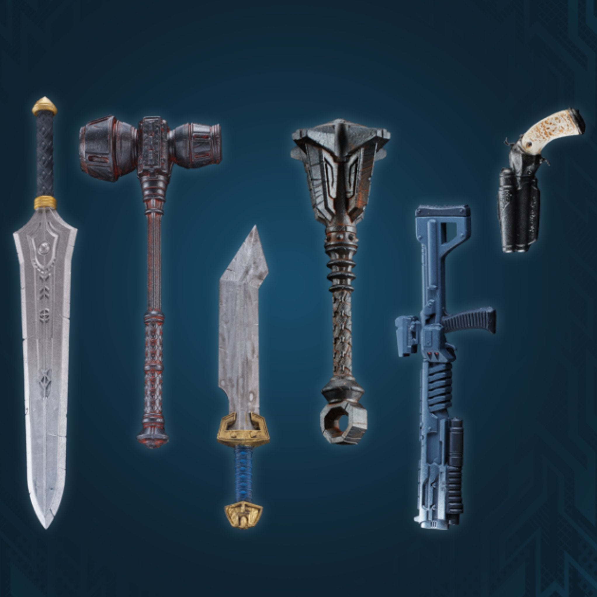 Animal Warriors of The Kingdom Primal Collection Series 2 Bone Crusher Weapon Set、mySite、hgirdovlk