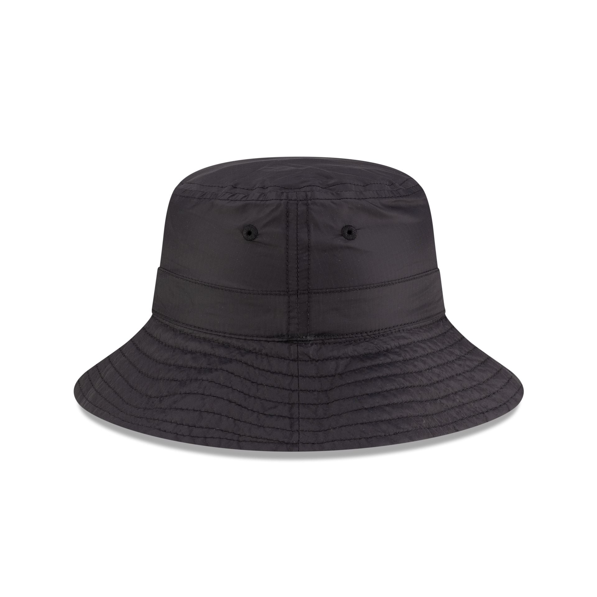 New Era Cap Packable Ripstop Black Bucket Hat、mySite、vikingsvslions