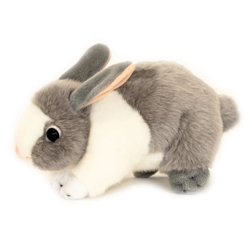 Black or Blue & White or White Bunny Rabbits Realistic Size 23cm.、mySite、g9winljtr