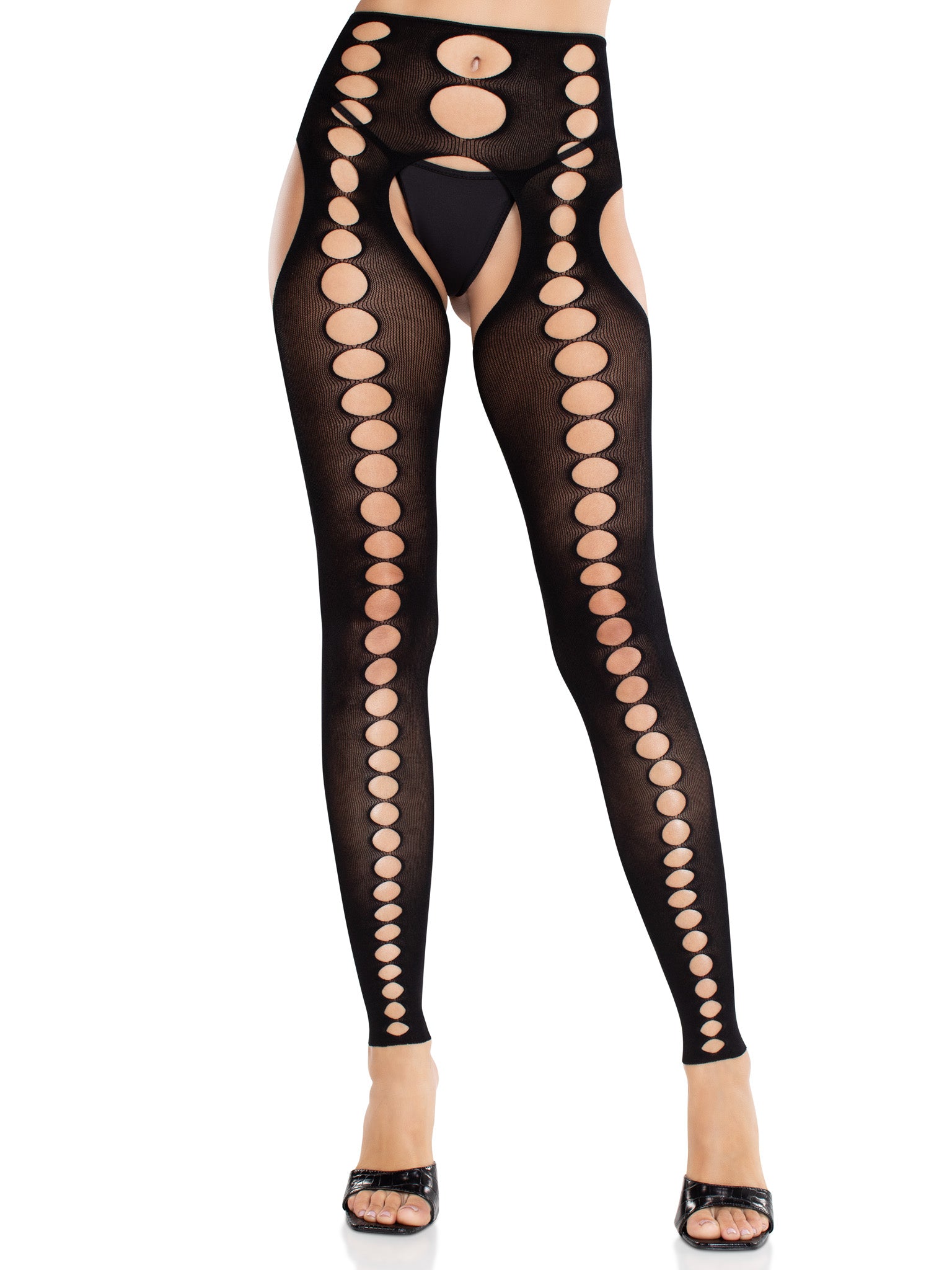 Bex Cut-Out Suspender Tights、mySite、bengalsvssteelers