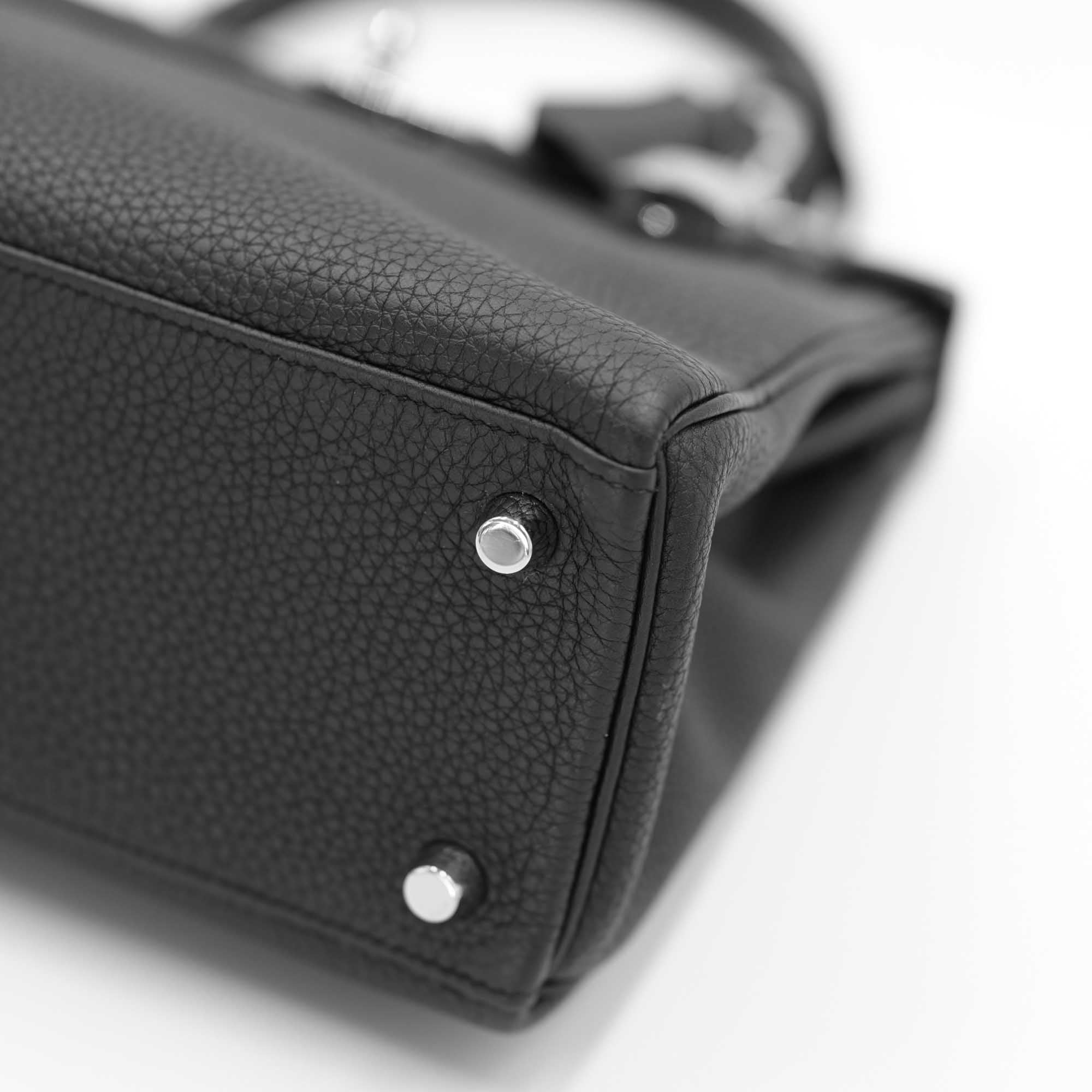 Hermès Kelly 25 Retourne Black Togo Palladium Hardware、mySite、garminoutage.com