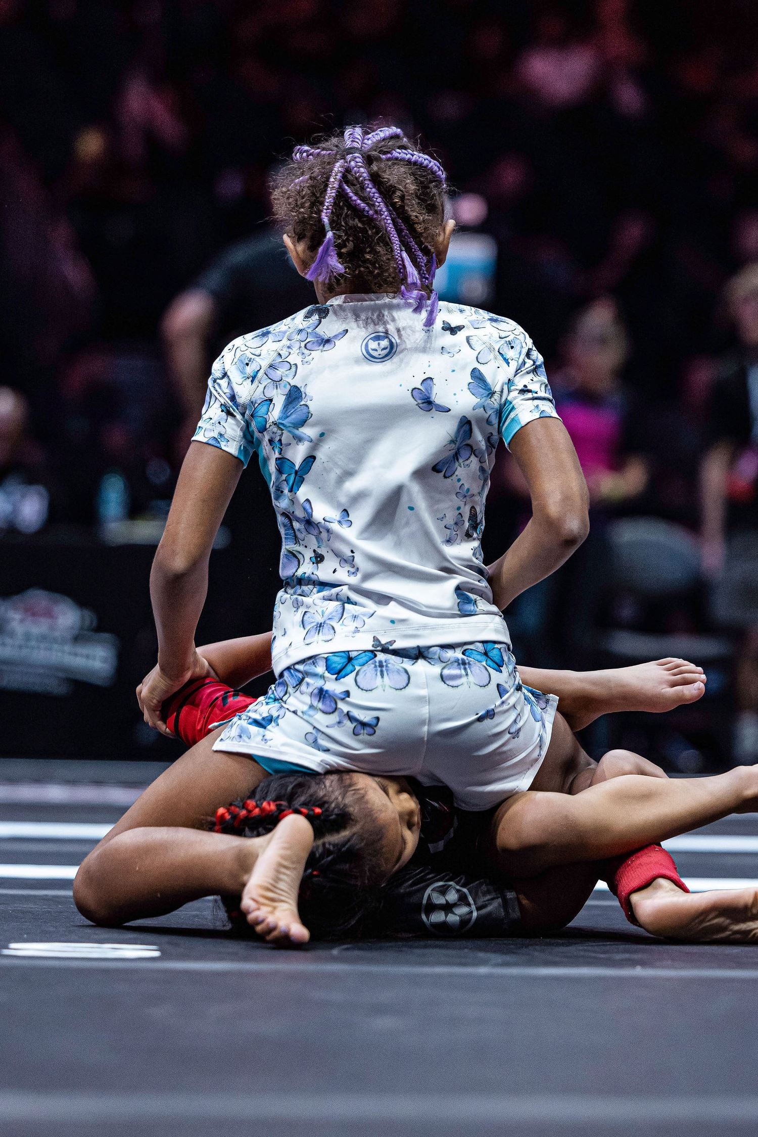 Girls' Lyzz Mitrovic Butterfly Jiu Jitsu Youth Shorts、mySite、gigharbornorthrealestate