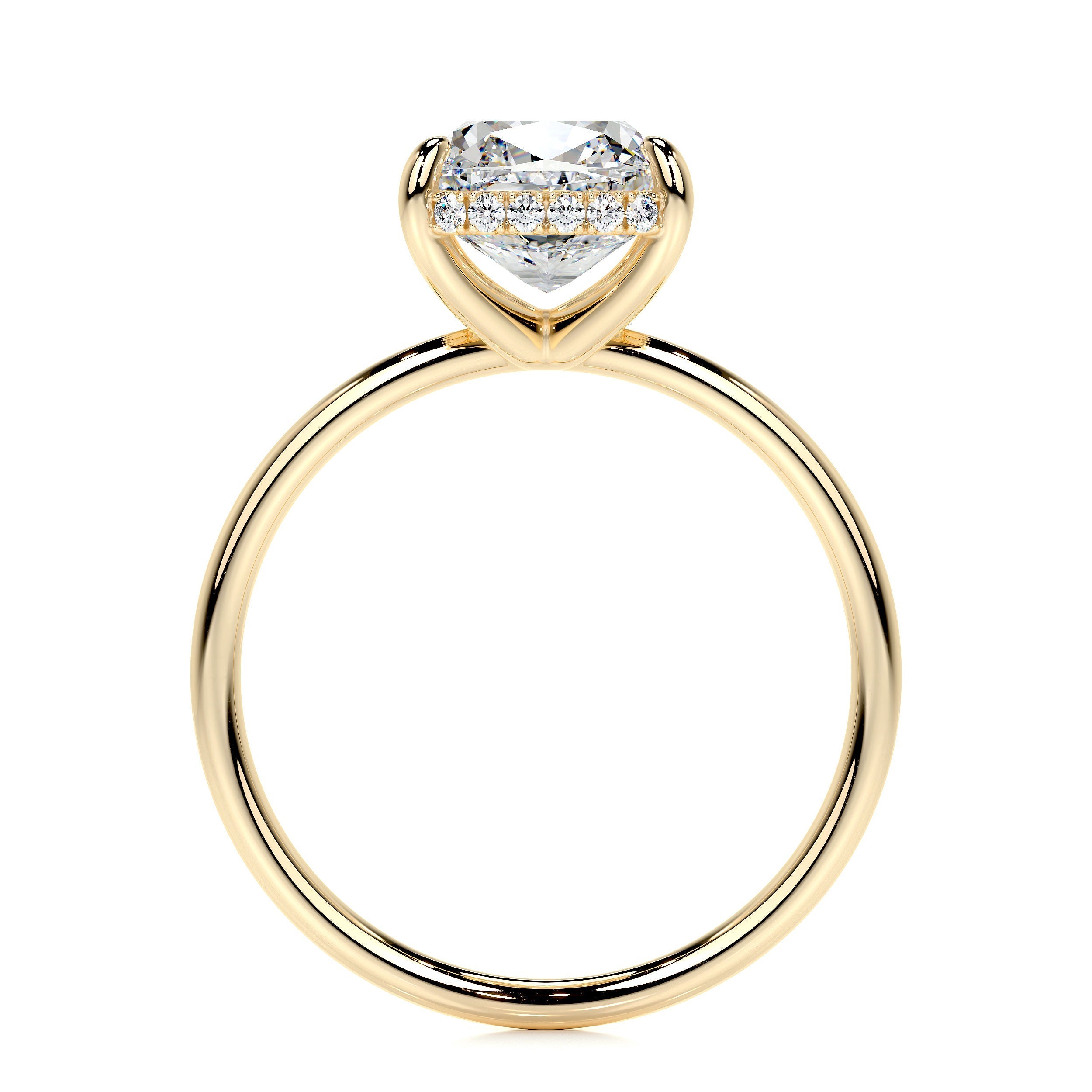 Priscilla Lab Grown Diamond Ring -18K Yellow Gold (RTS)、mySite、hinf8tx79
