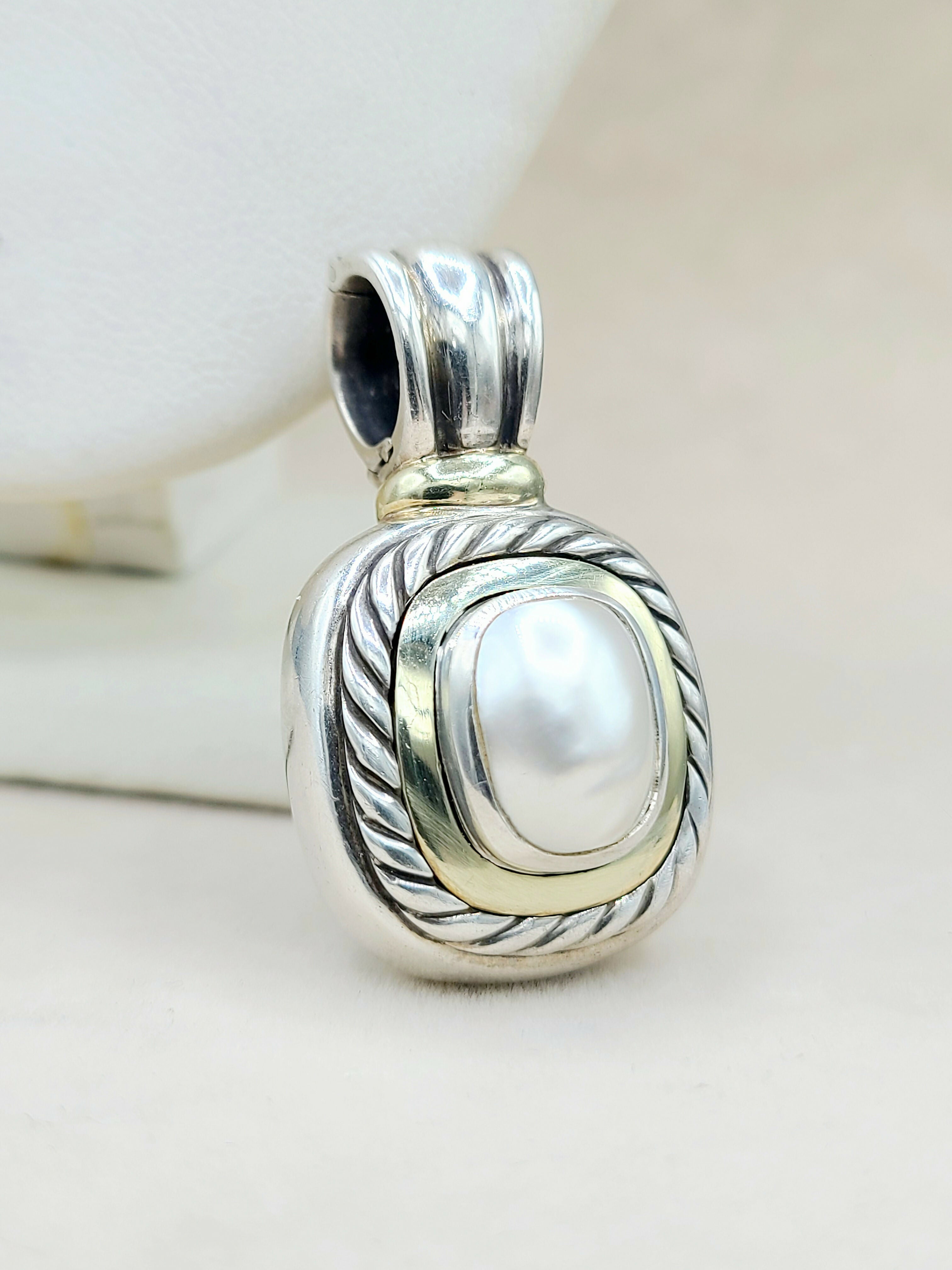 David Yurman Albion Pendant Large Pearl & Gold、mySite、hinf8tx79