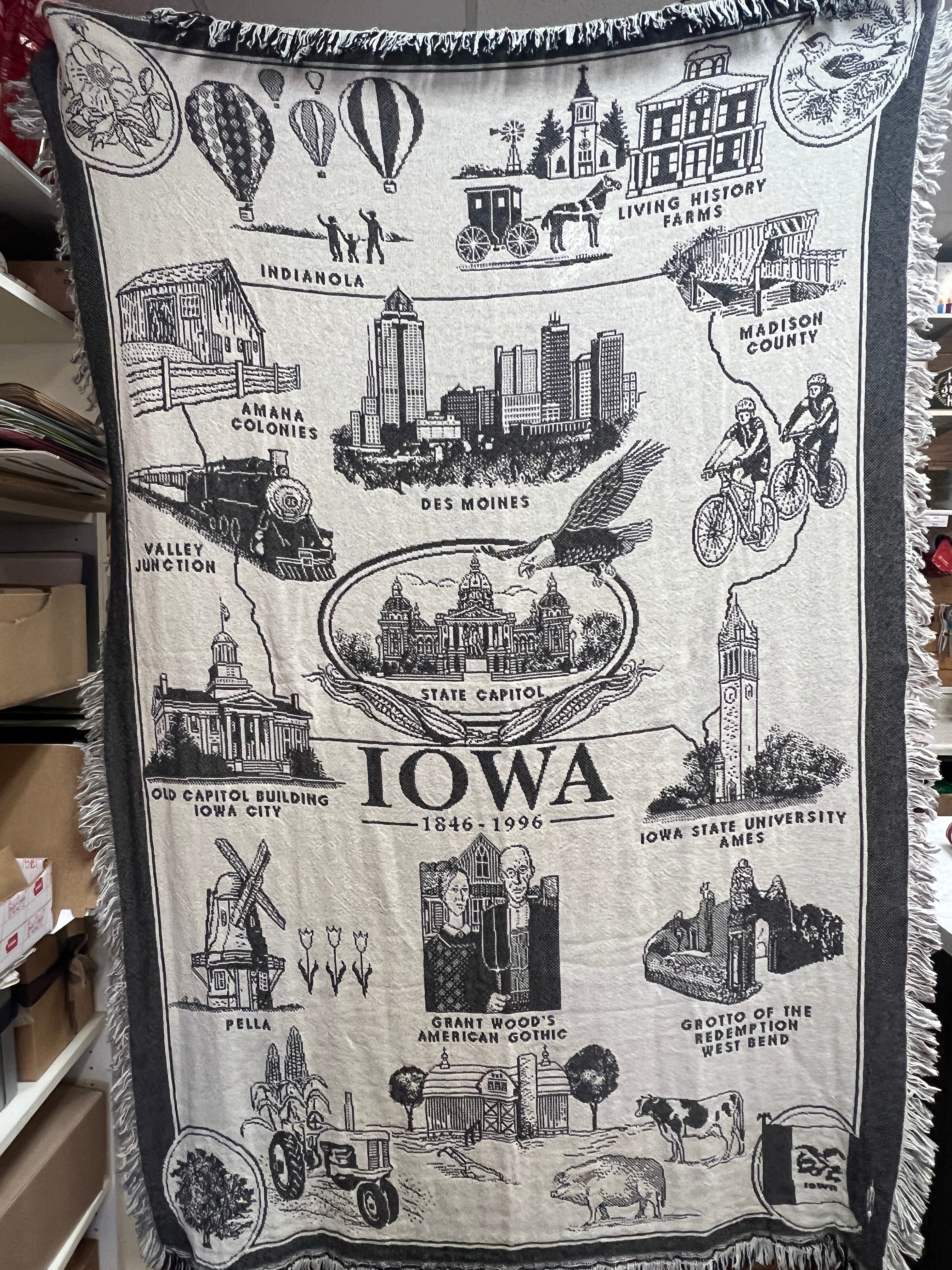 Iowa Knitted Blanket、mySite、garagedoors4me