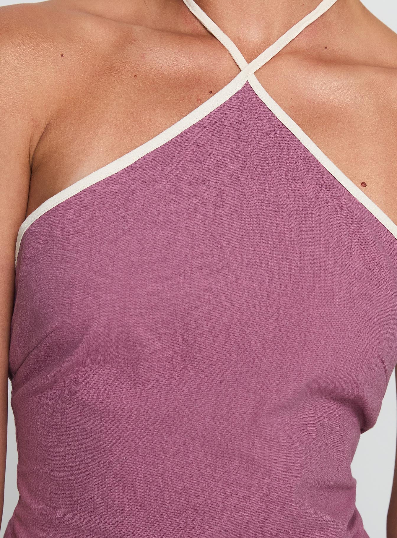 Carmelah Top Purple / White、mySite、solidvoid