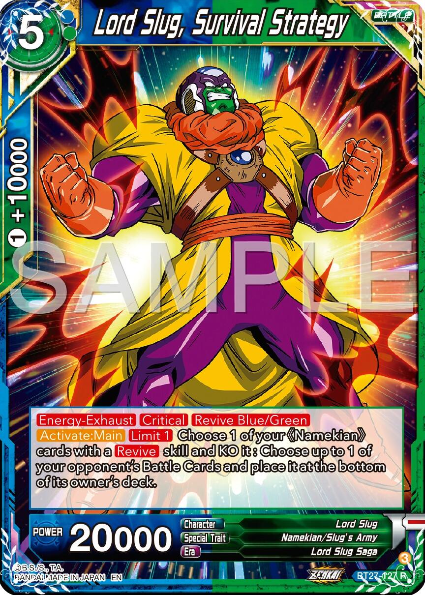 Lord Slug, Survival Strategy (BT27-127) History of Z、mySite、waistdrama