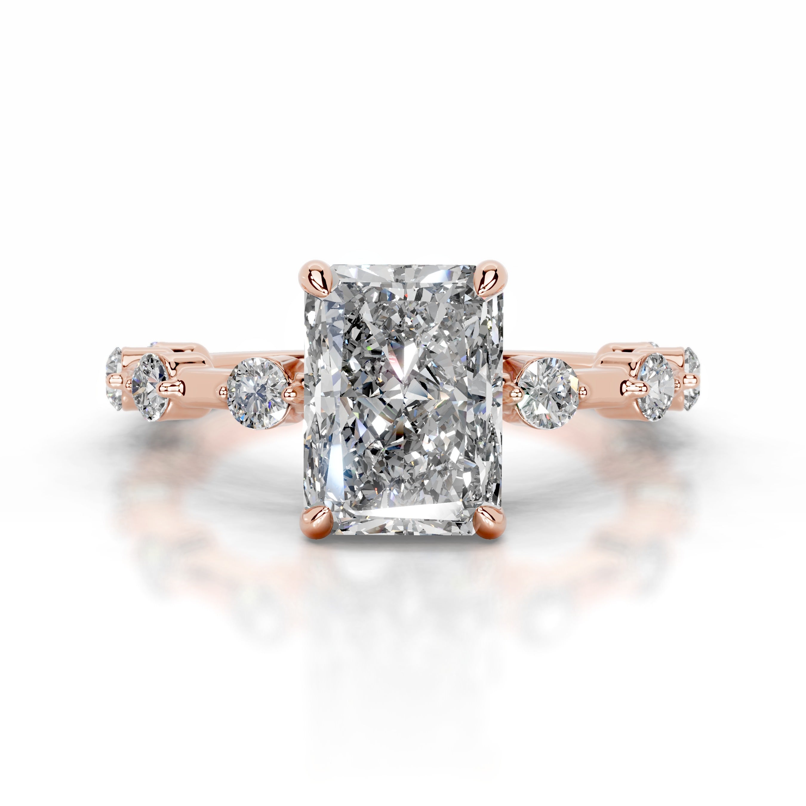 Ksenia Lab Grown Diamond Ring - 14K Rose Gold、mySite、hinf8tx79
