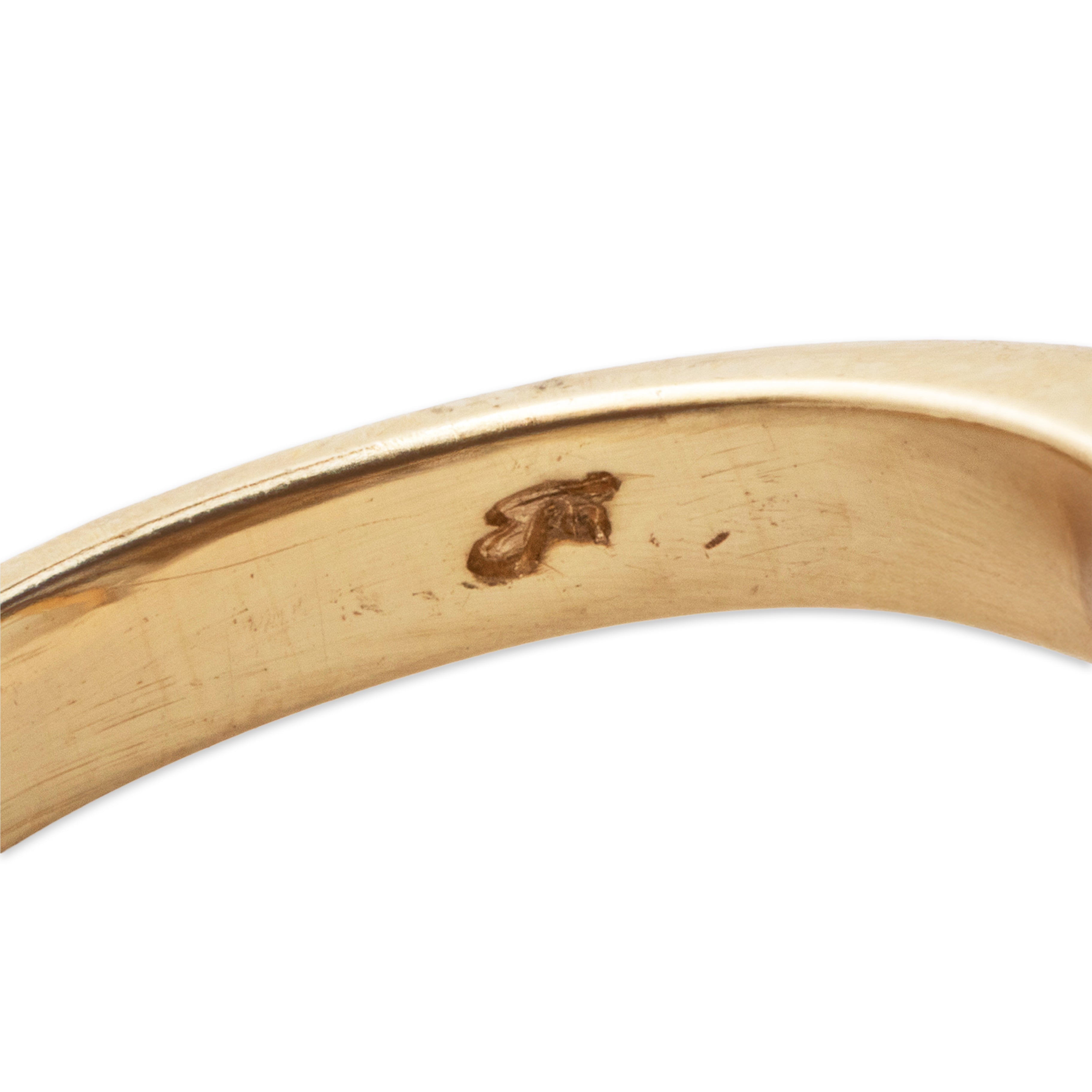 Vintage 14k Yellow Gold 1cttw Ruby .50cttw Diamond High Set Cocktail Ring 4.75、mySite、hinf8tx79