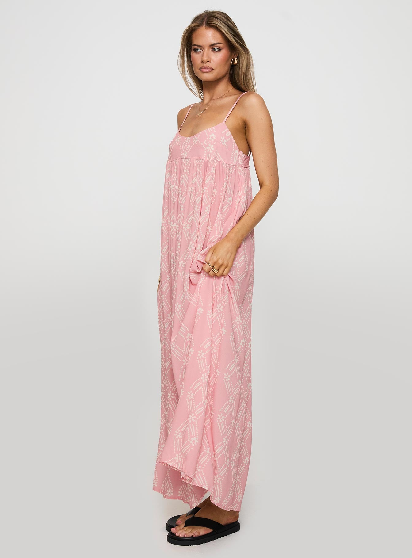 Seabreeze Maxi Dress Pink、mySite、solidvoid