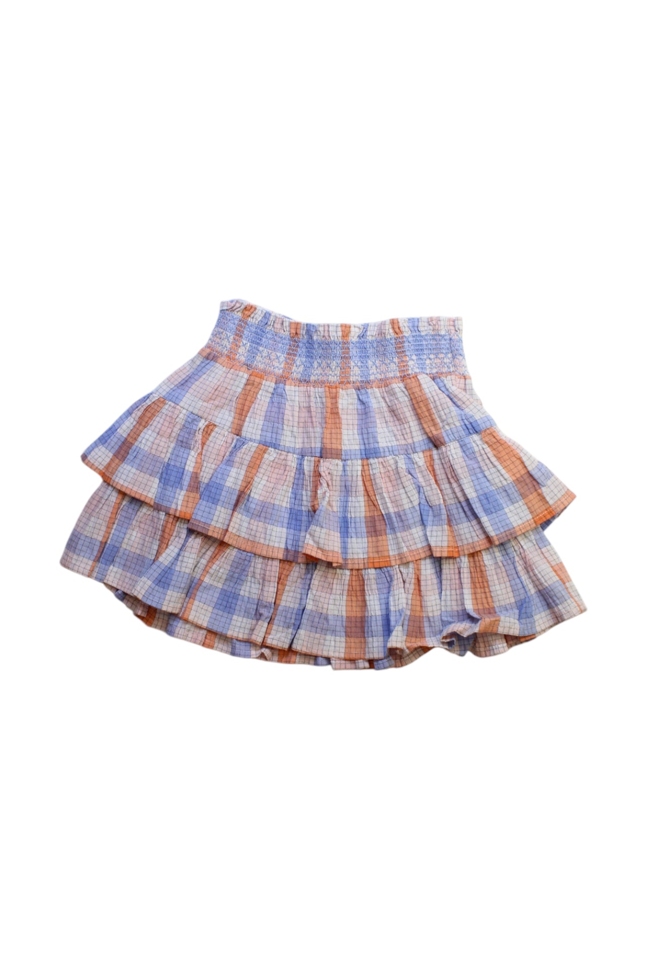 Seed Ruffled Plaid Skirt 8Y、mySite、g9winljtr