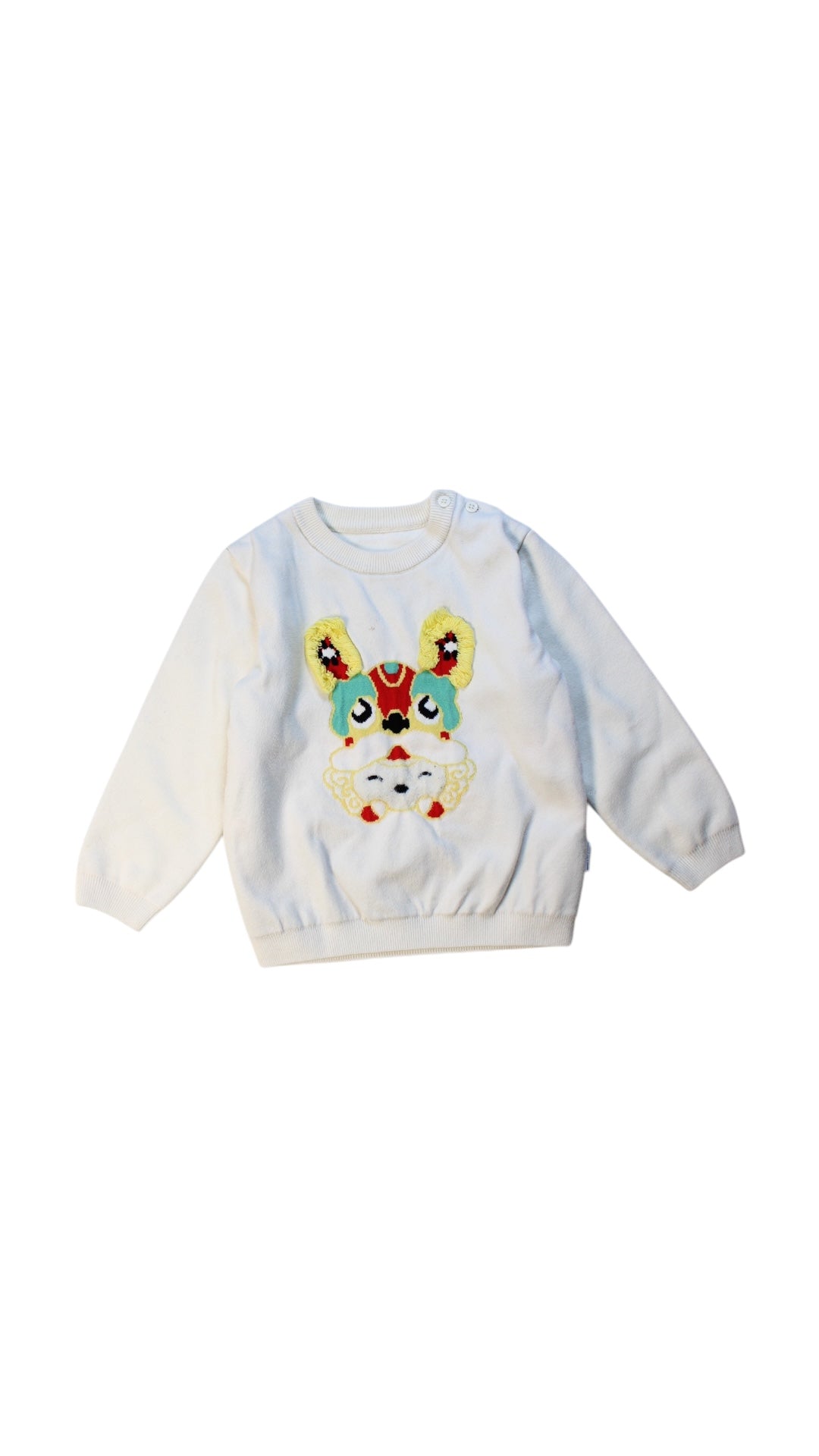 Balabala Embroidered Animal Crewneck Sweatshirt 3T、mySite、g9winljtr