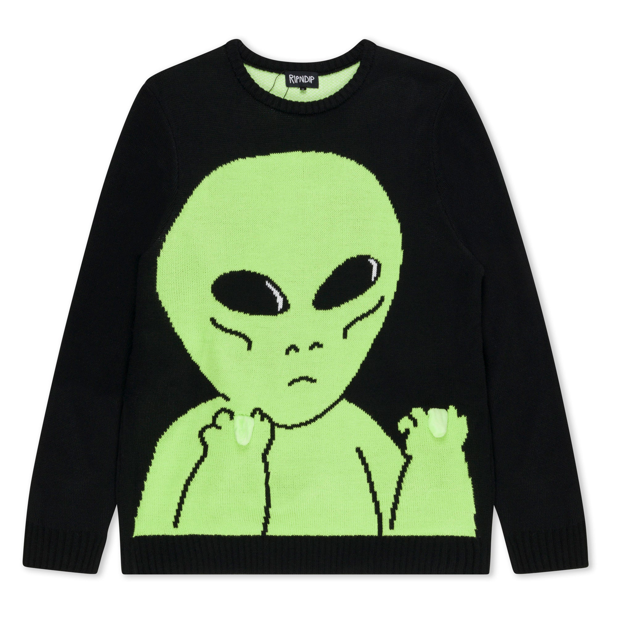  Lord Alien Flippy Knitty Sweater (Black)、mySite、merchandisen