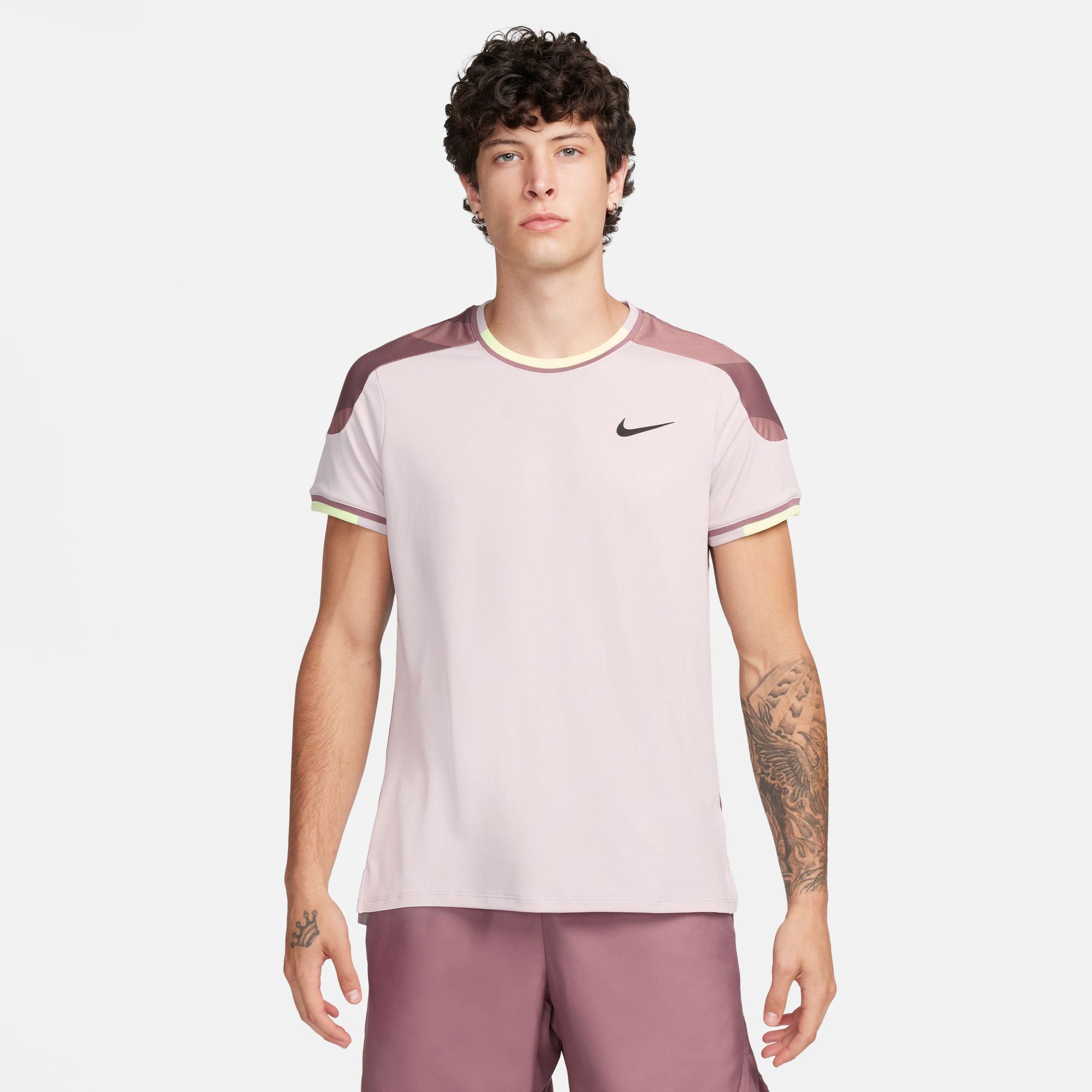 NikeCourt Slam Melbourne Men's Dri-FIT Tennis Shirt、mySite、neckold