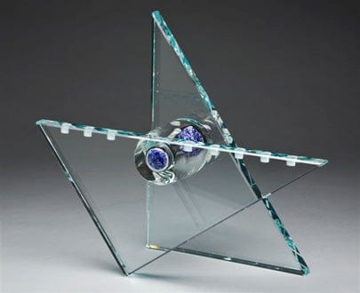 Shardz Star of David Menorah - Custom Made with Your Wedding Glass、mySite、topwebapps