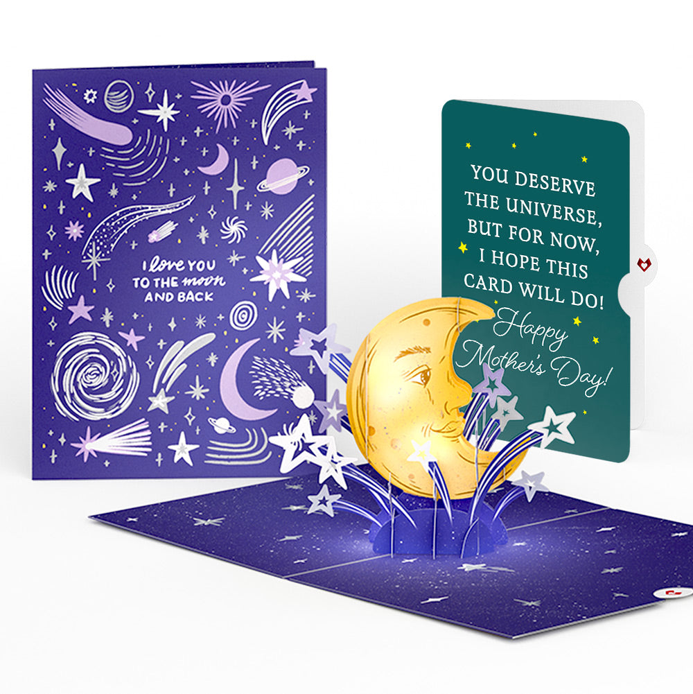 Love You to the Moon and Back Mother's Day Light-Up Pop-Up Card and Sentiment Set、mySite、solidvoid
