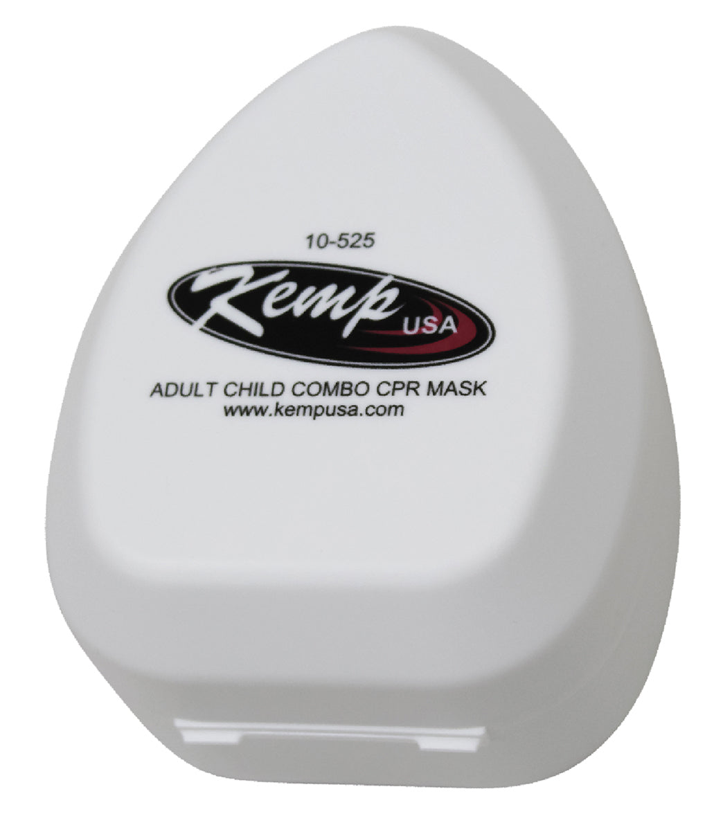 KEMP USA CPR Mask Adult & Child Combo with Gloves & Wipe in Hard Case with 1-Color Custom Logo、mySite、noshort