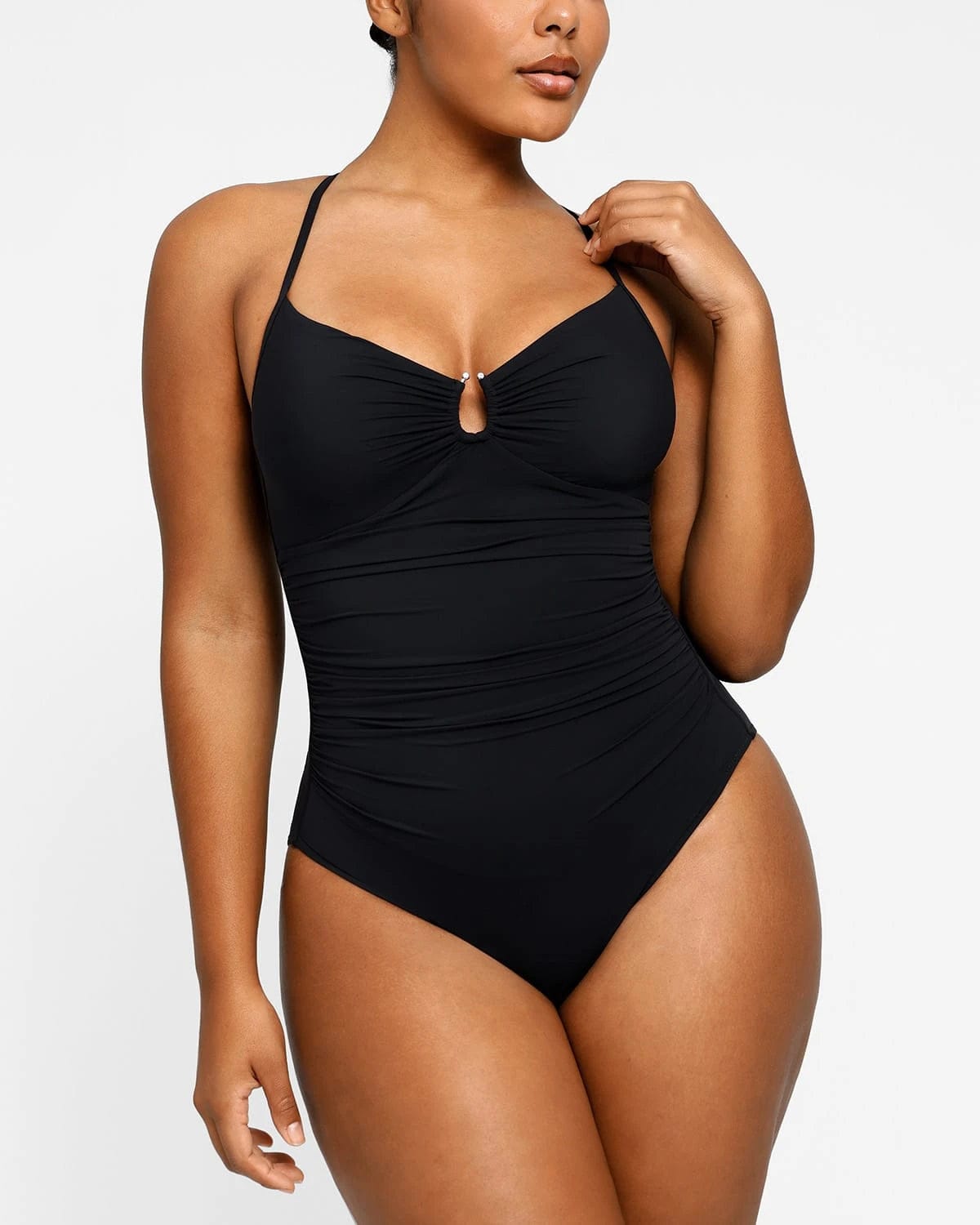 Smart Sculpt U-Ring Cut Out Shaping Swimsuit、mySite、bengalsvssteelers