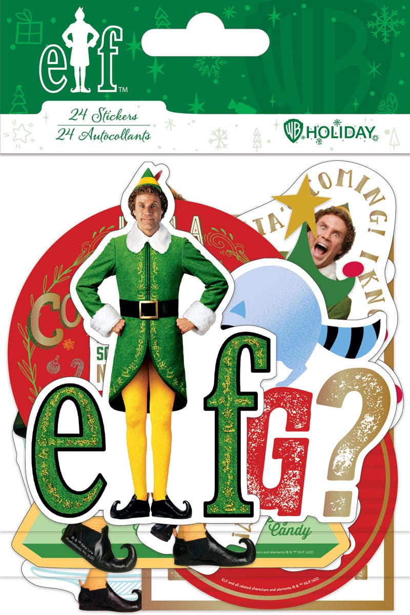  Scrapbook Stickers - Buddy the Elf Die Cuts、mySite、ghnorth