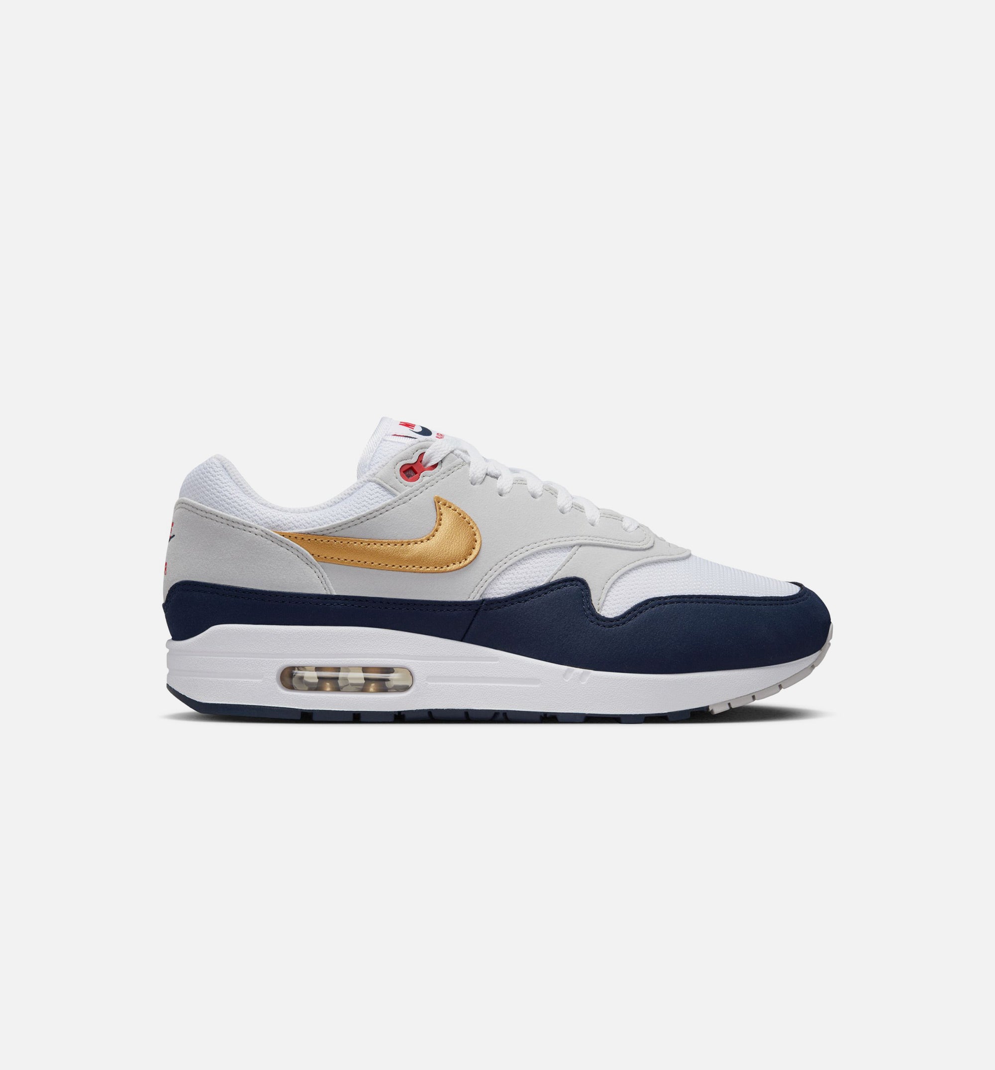 Air Max 1 Olympic Mens Lifestyle Shoe - Obsidian/Metallic Gold、mySite、dreamappss