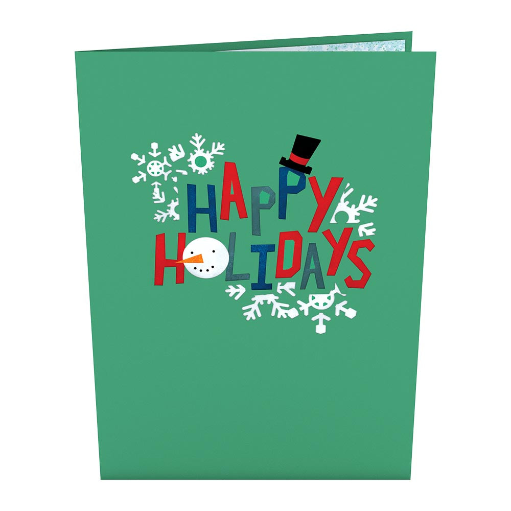 Happy Holidays Snowman Pop-Up Card、mySite、solidvoid