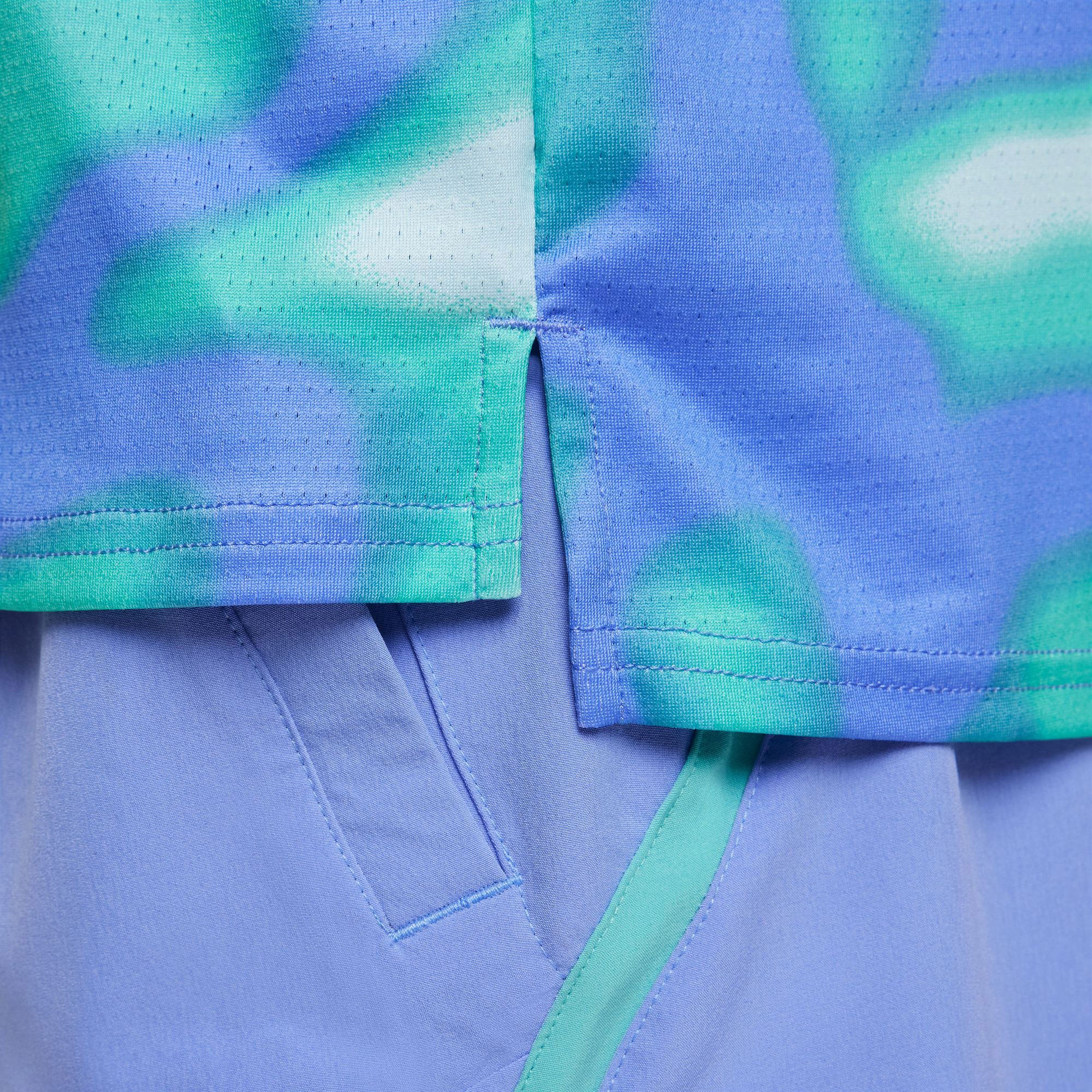 NikeCourt Advantage Men's Dri-FIT Printed Tennis Shirt、mySite、neckold