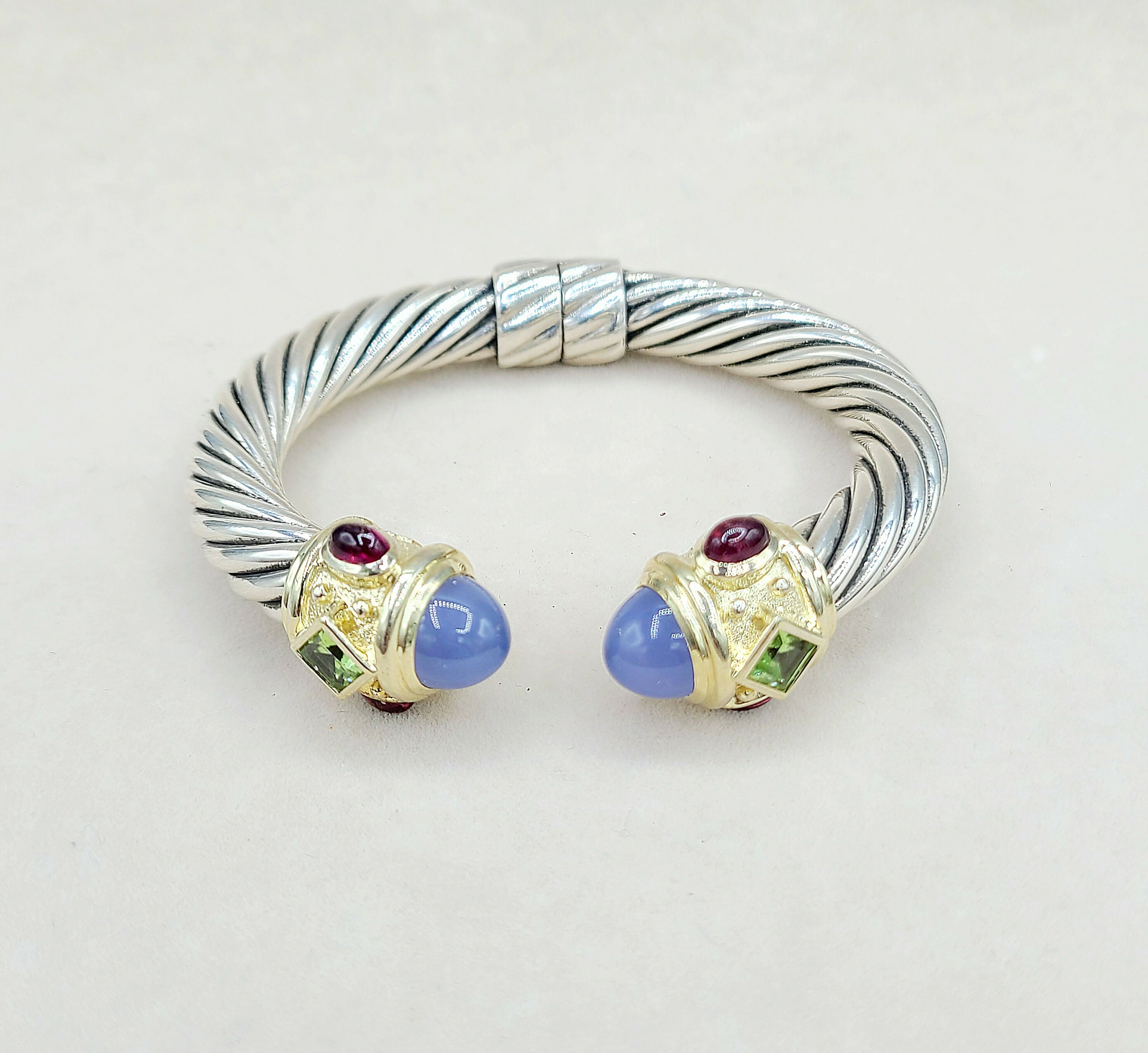 David Yurman Renaissance Bracelet 10mm Chalcedony & Gold、mySite、hinf8tx79