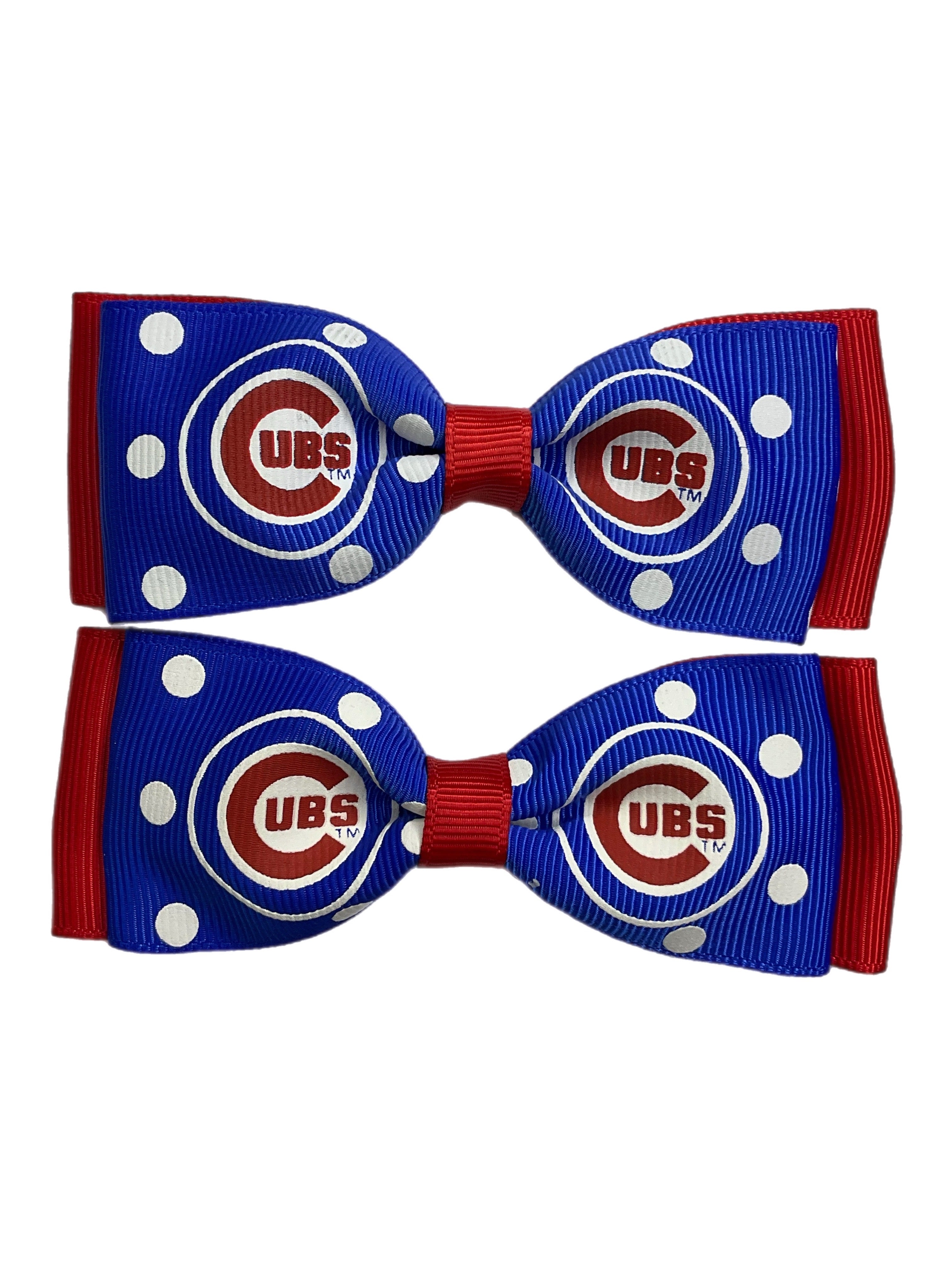 Chicago Cubs Royal/White Polka Dot Bow 2 Pack、mySite、vikingsvslions