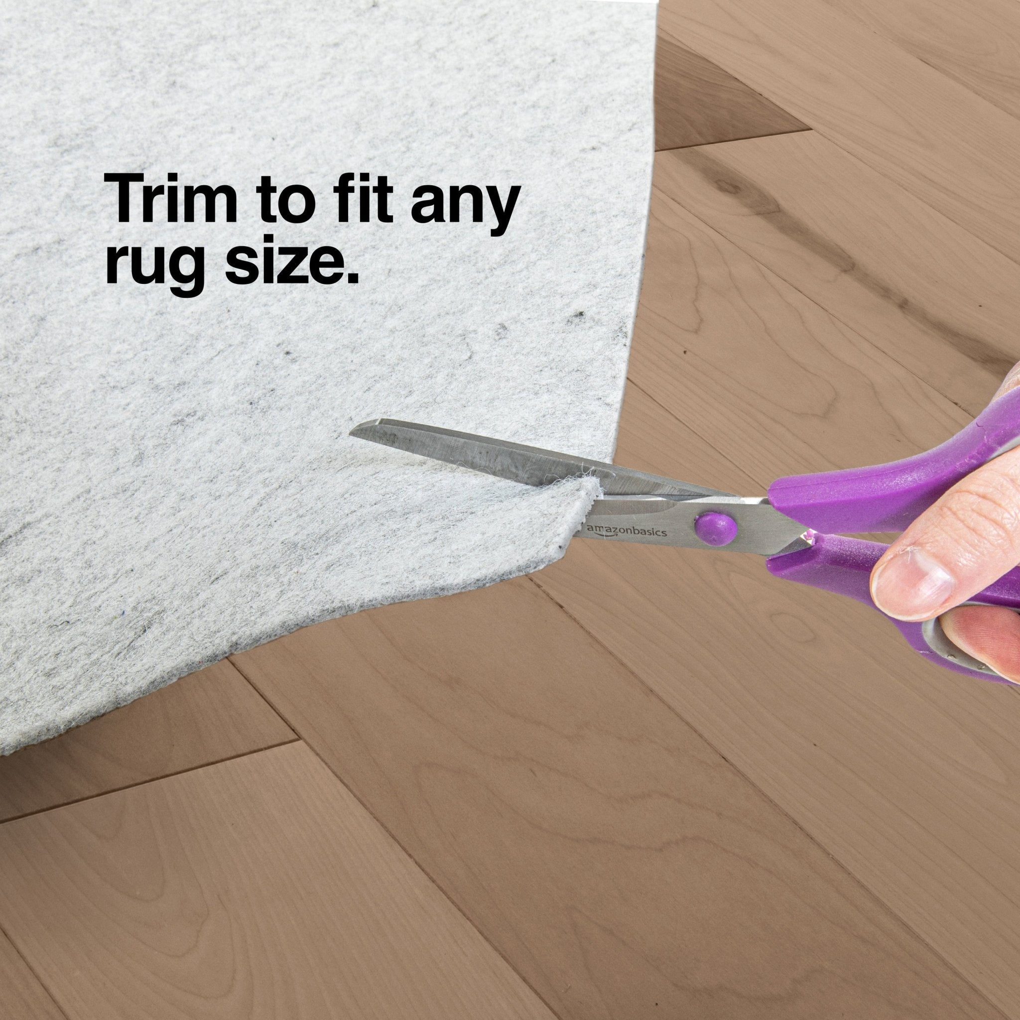 Non-Slip Felt Rug Pad – Easy to Trim, Safe for All Floors, Grey Cream Slim 1/8” Thickness、mySite、gigharbornorthrealestate