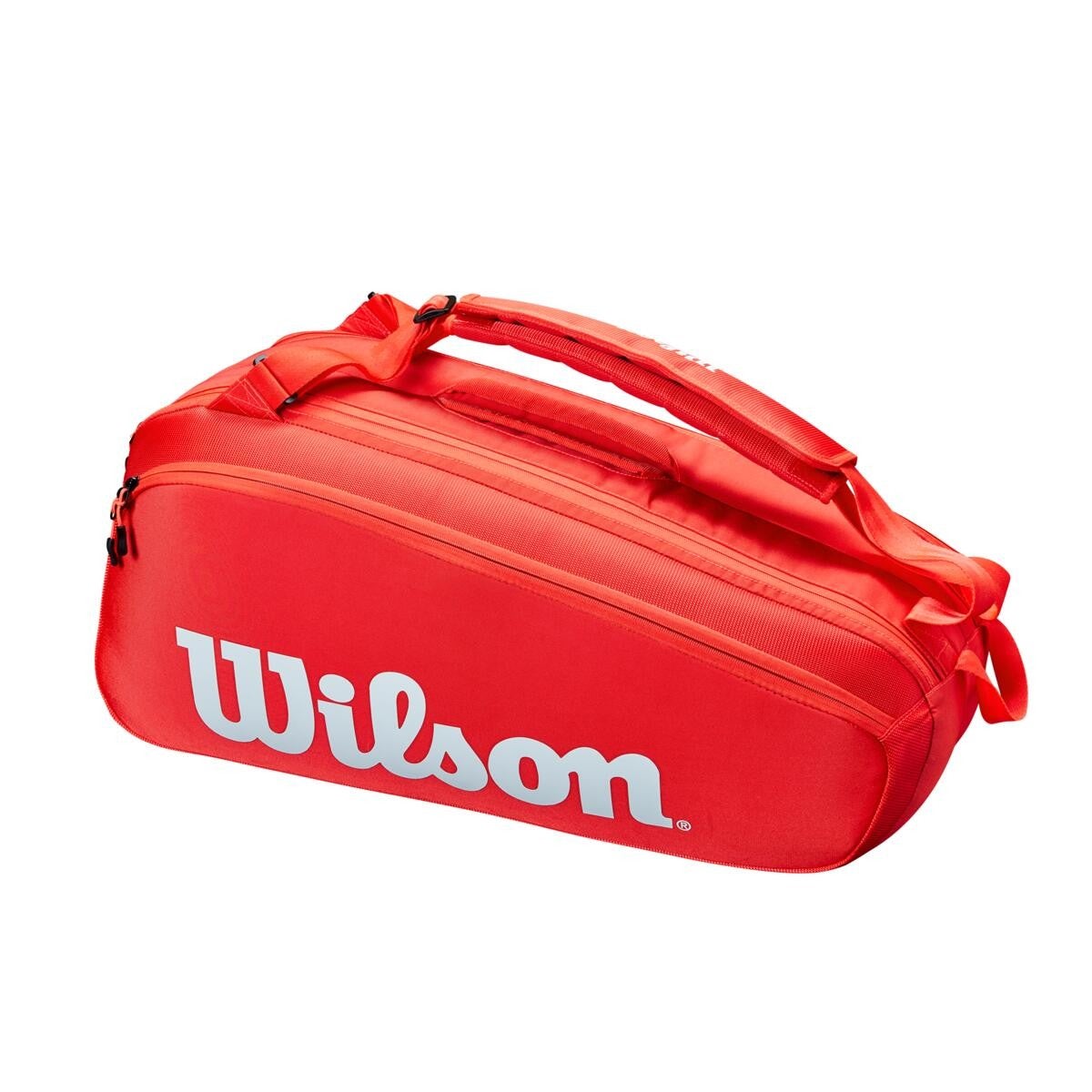 Wilson Super Tour 6 Pack Racquet Bag (Red)