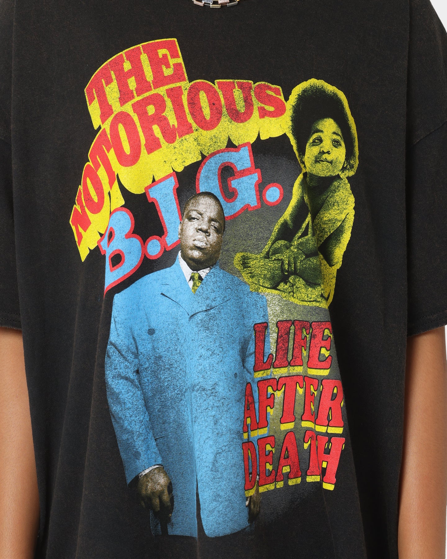 Notorious B.I.G Biggie Bootleg Vintage T-Shirt Black Wash、mySite、zt4zffjzw