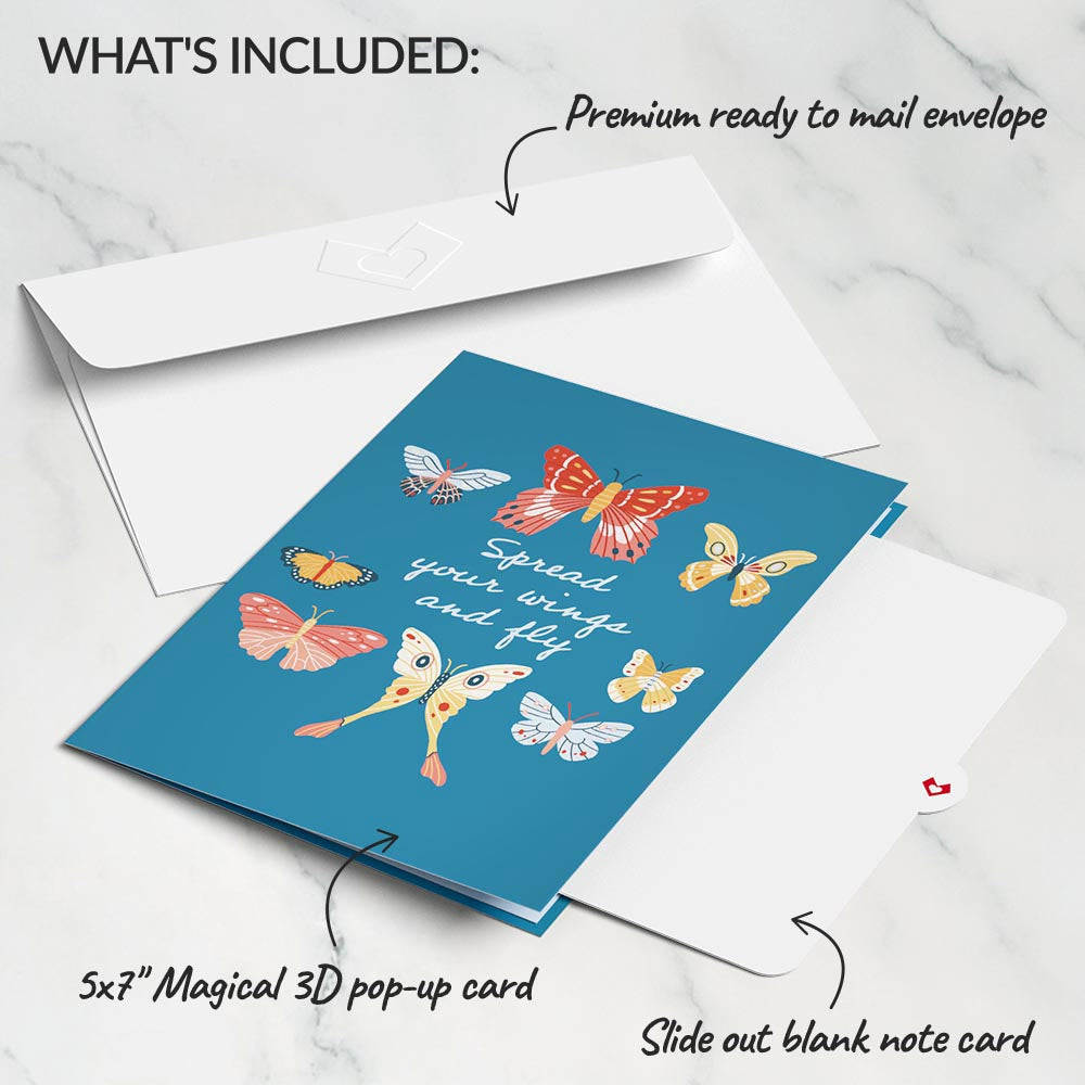 Spread Your Wings Butterfly Pop-Up Card、mySite、solidvoid