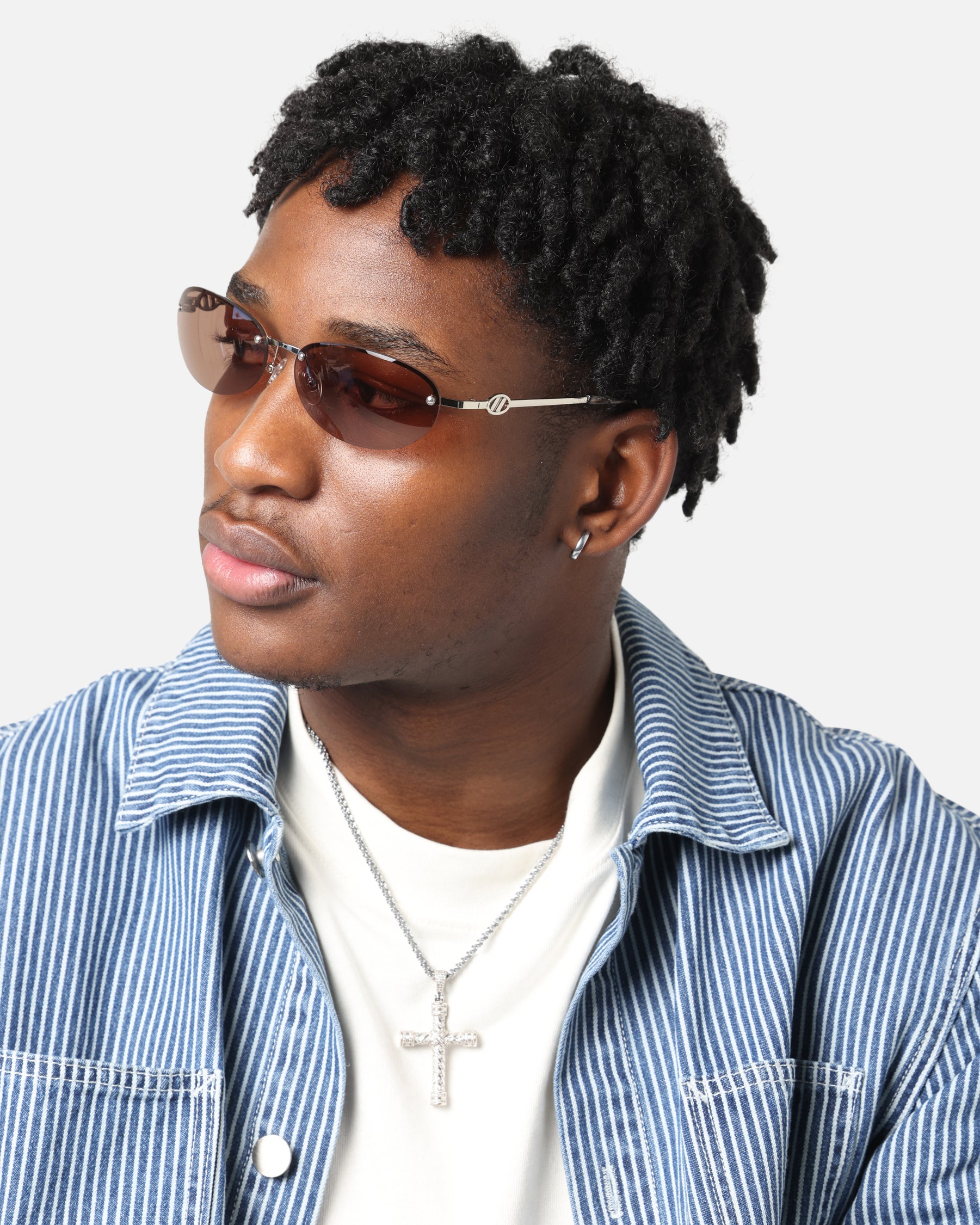 Le Specs Slinky Sunglasses Silver、mySite、zt4zffjzw