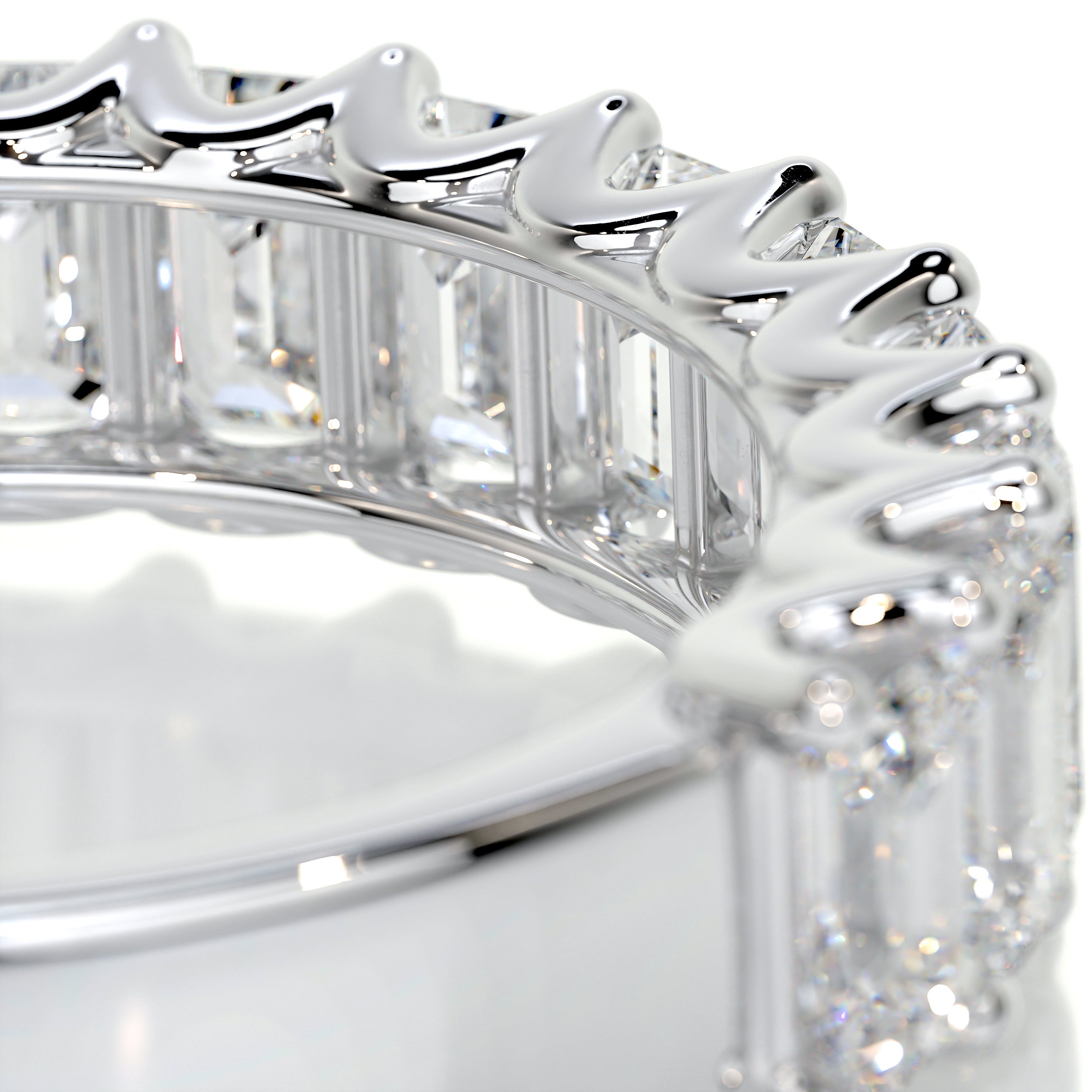 Gina Half Eternity Wedding Ring -Platinum、mySite、hinf8tx79