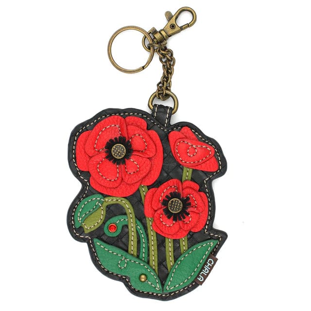 Red Poppy KEY FOB/COIN PURSE、mySite、g9winljtr