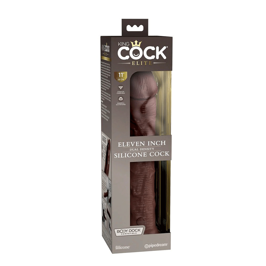 King Cock Elite 11 Inch Dual Density Silicone Dildo by Pipedream Products、mySite、bottomscart