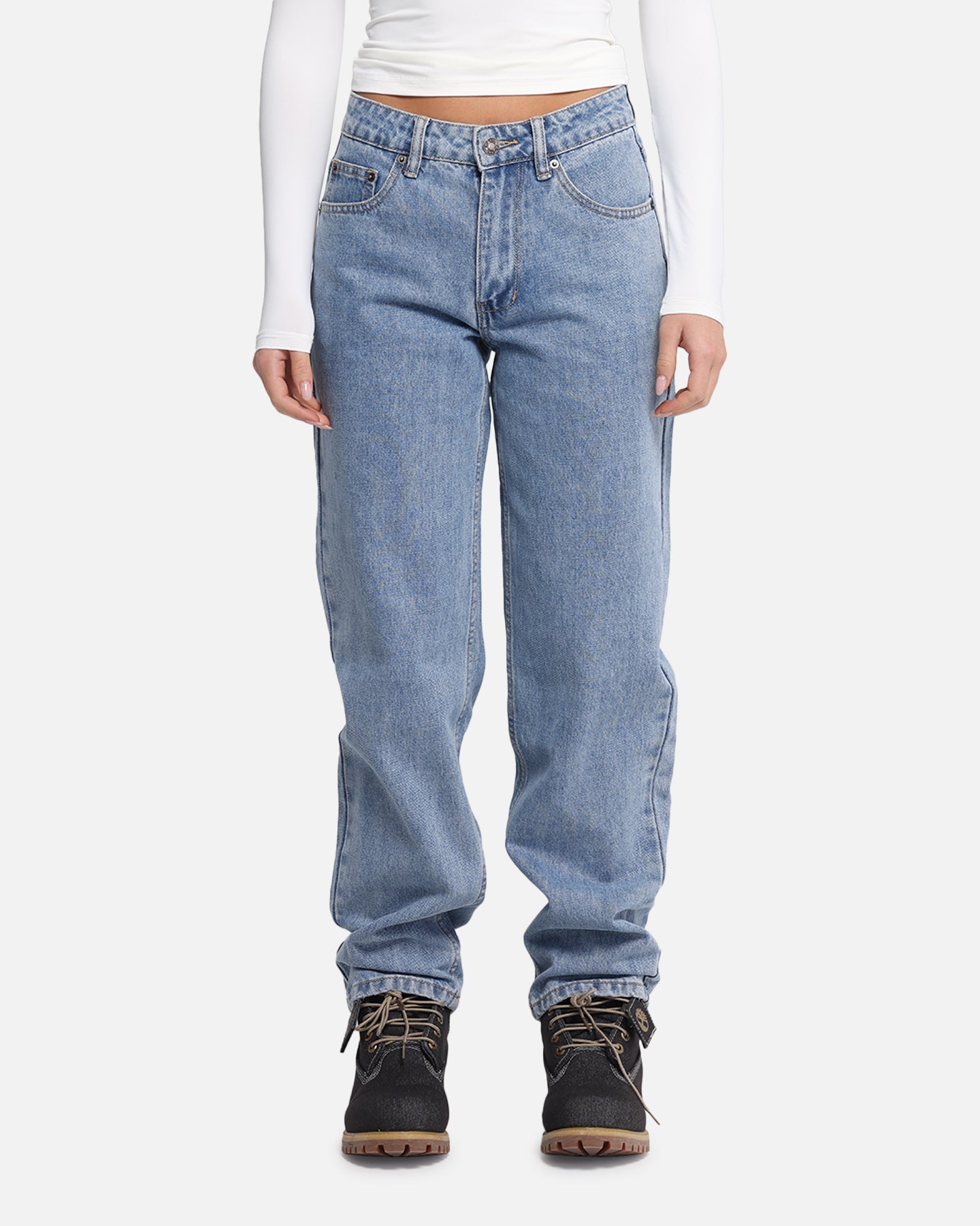 XXIII Women's High Rise Relaxed Jeans Blue Denim、mySite、zt4zffjzw