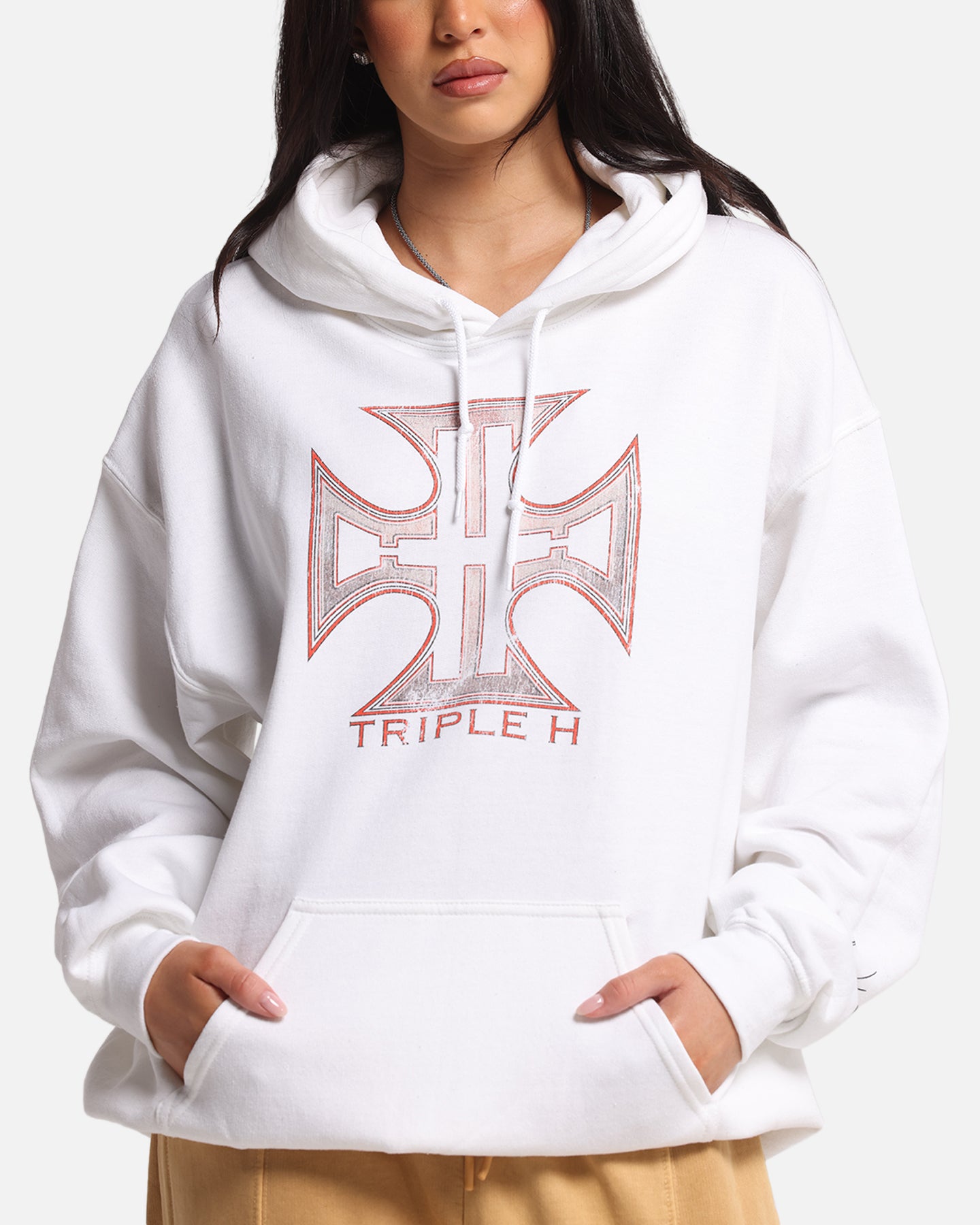 Culture Kings X WWE Triple H Wrestlemania XLI Premium Hoodie White、mySite、zt4zffjzw