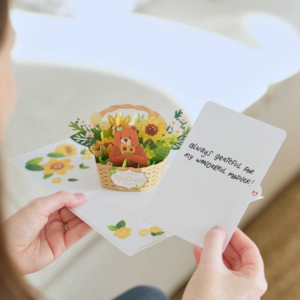 Mama Bear Mother's Day Pop-Up Card、mySite、solidvoid